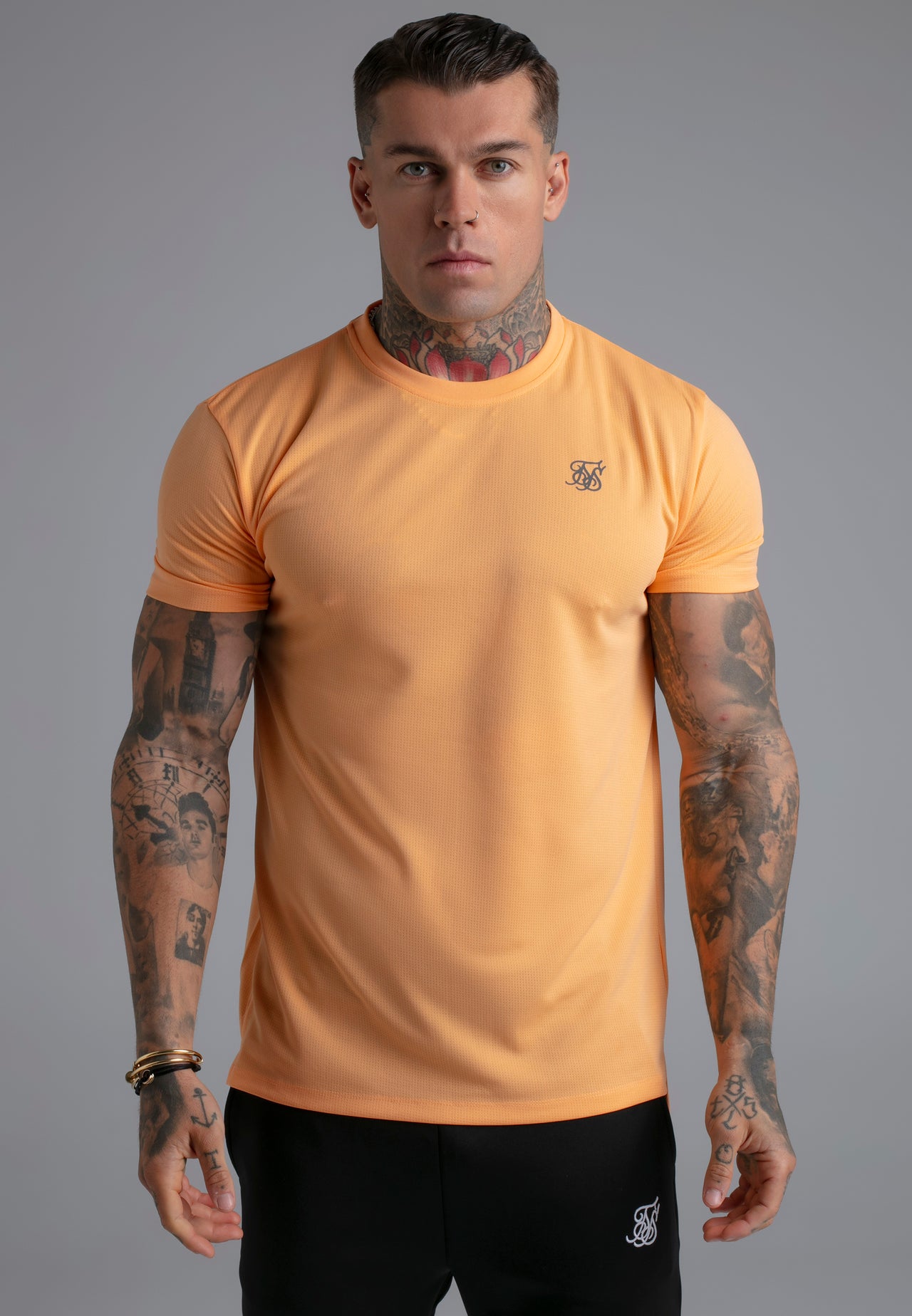 Orange Muscle Fit T-Shirt