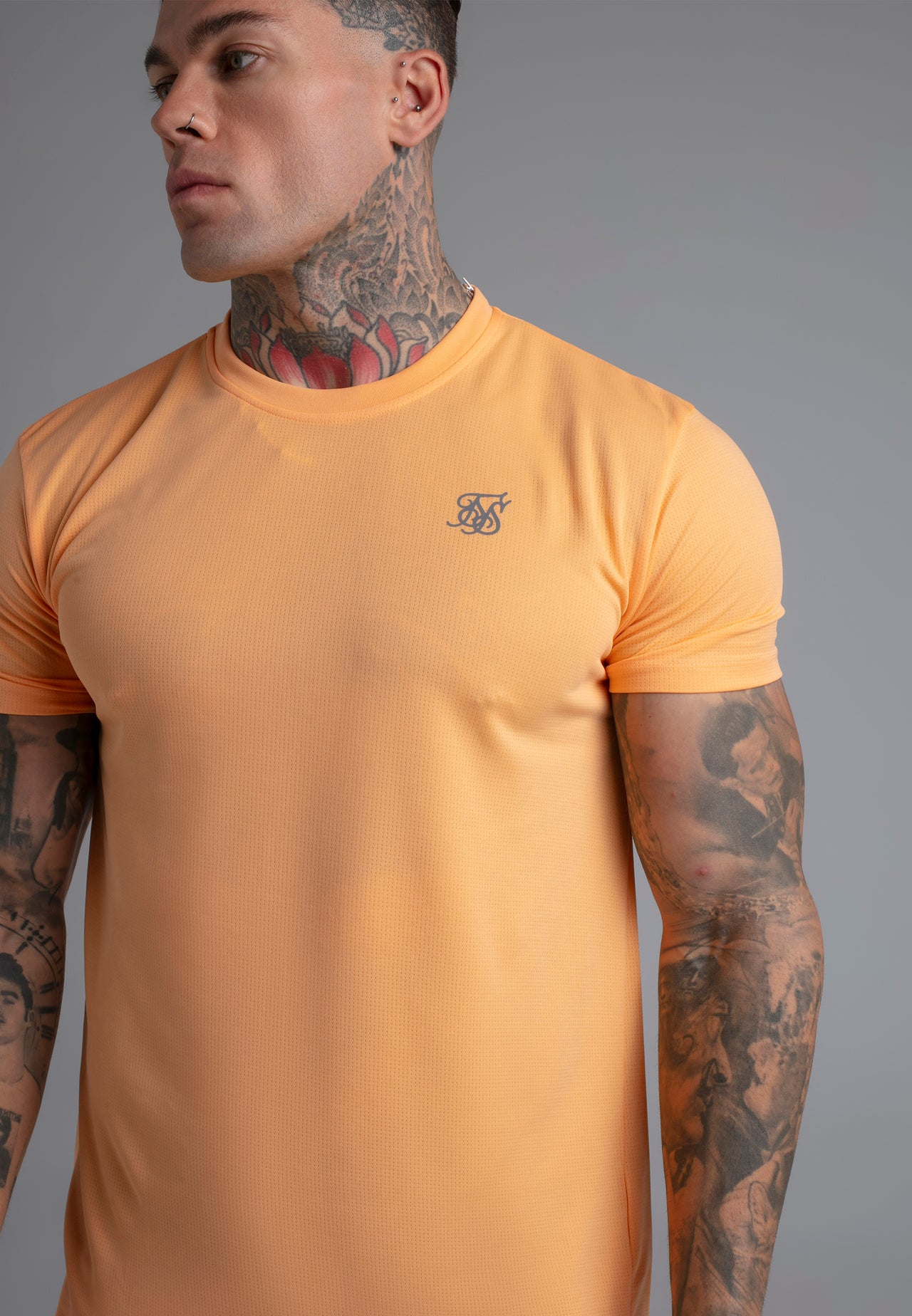 Orange Muscle Fit T-Shirt (1)