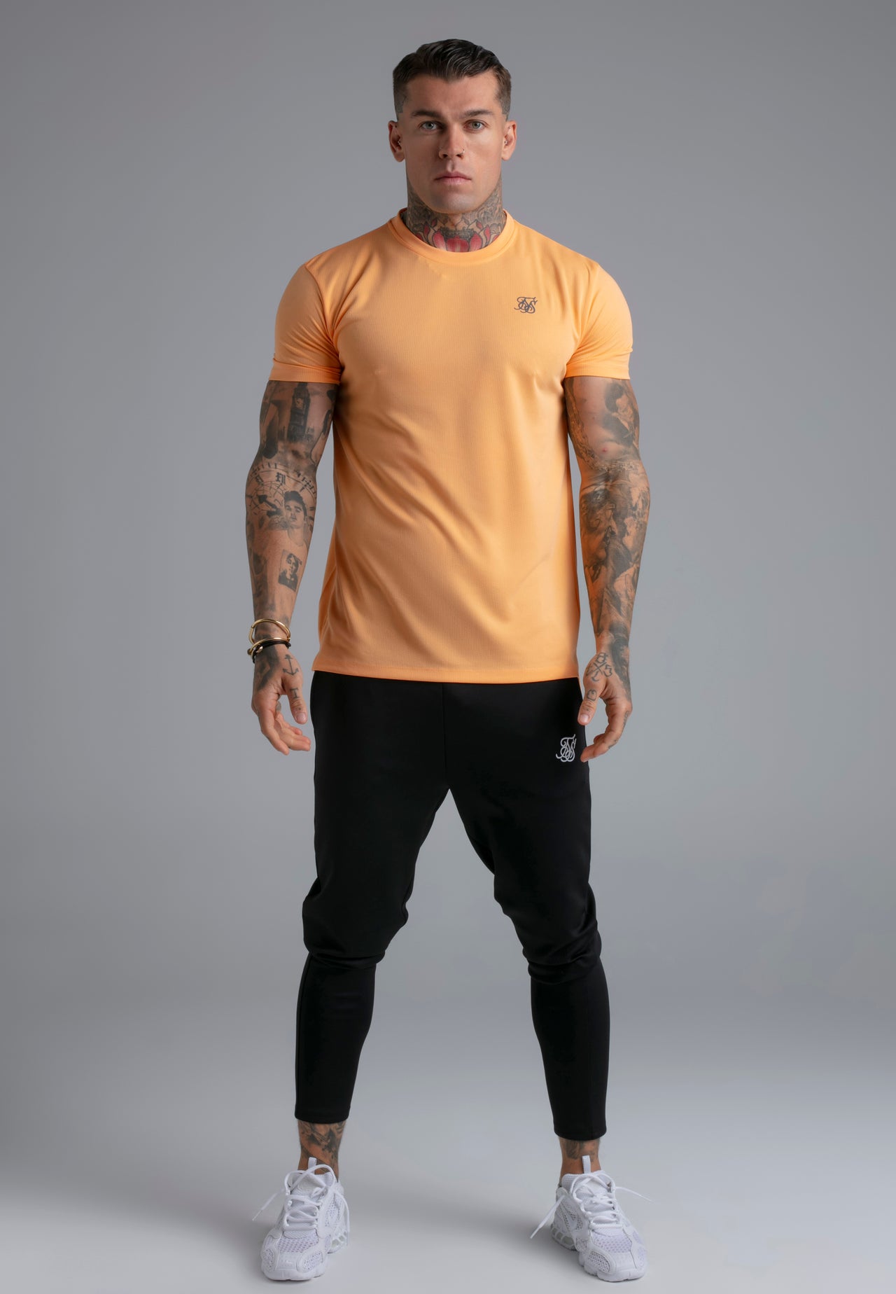 Orange Muscle Fit T-Shirt (2)