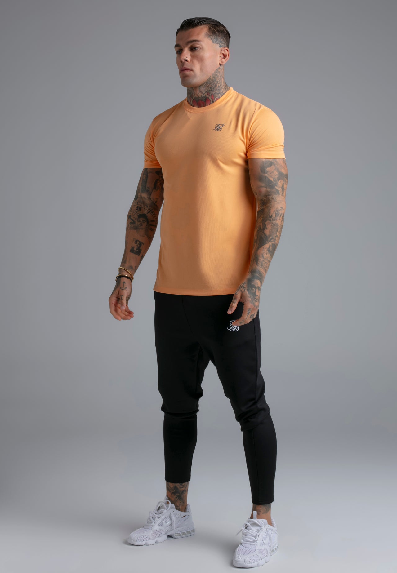 Orange Muscle Fit T-Shirt (3)
