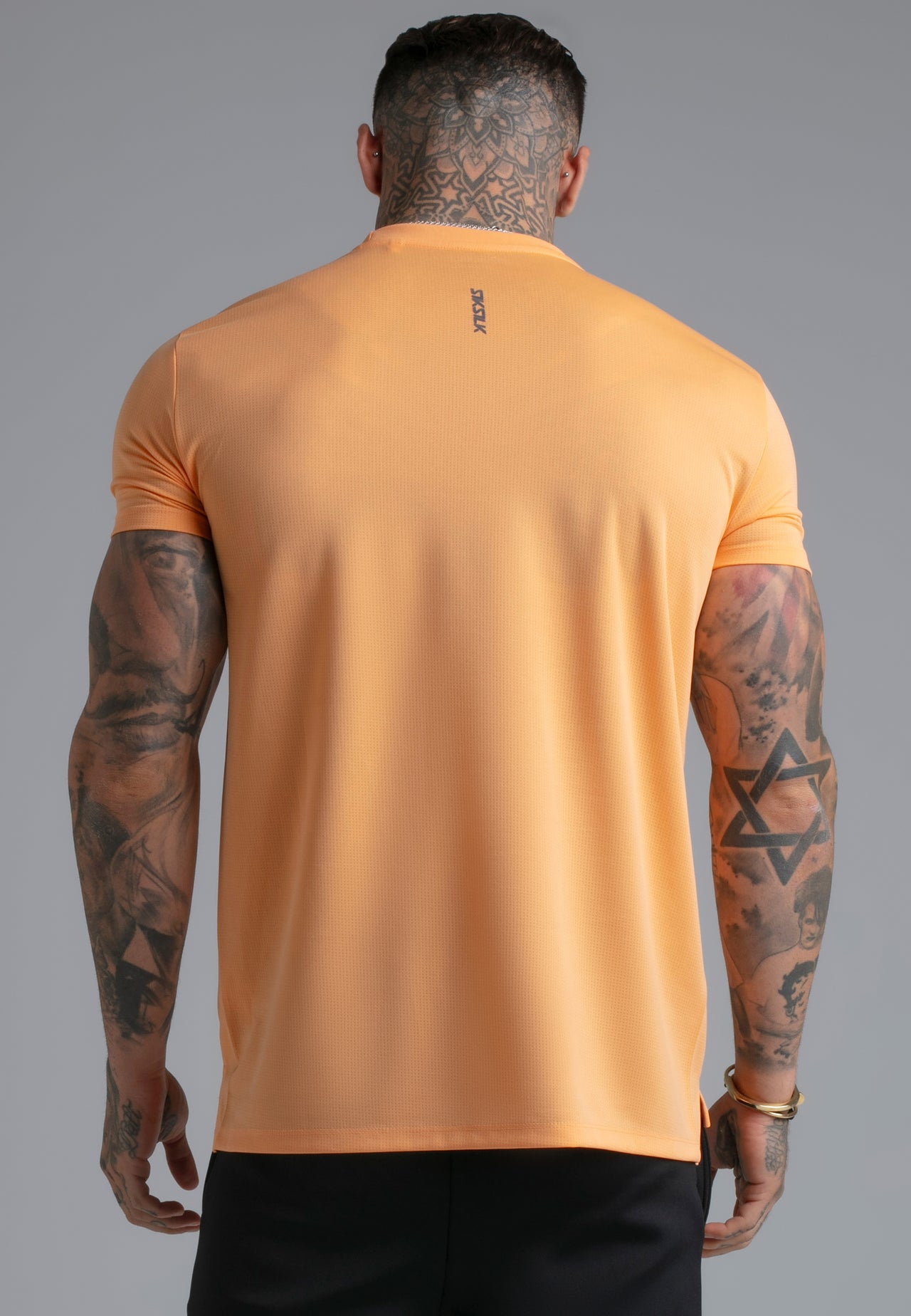 Orange Muscle Fit T-Shirt (4)