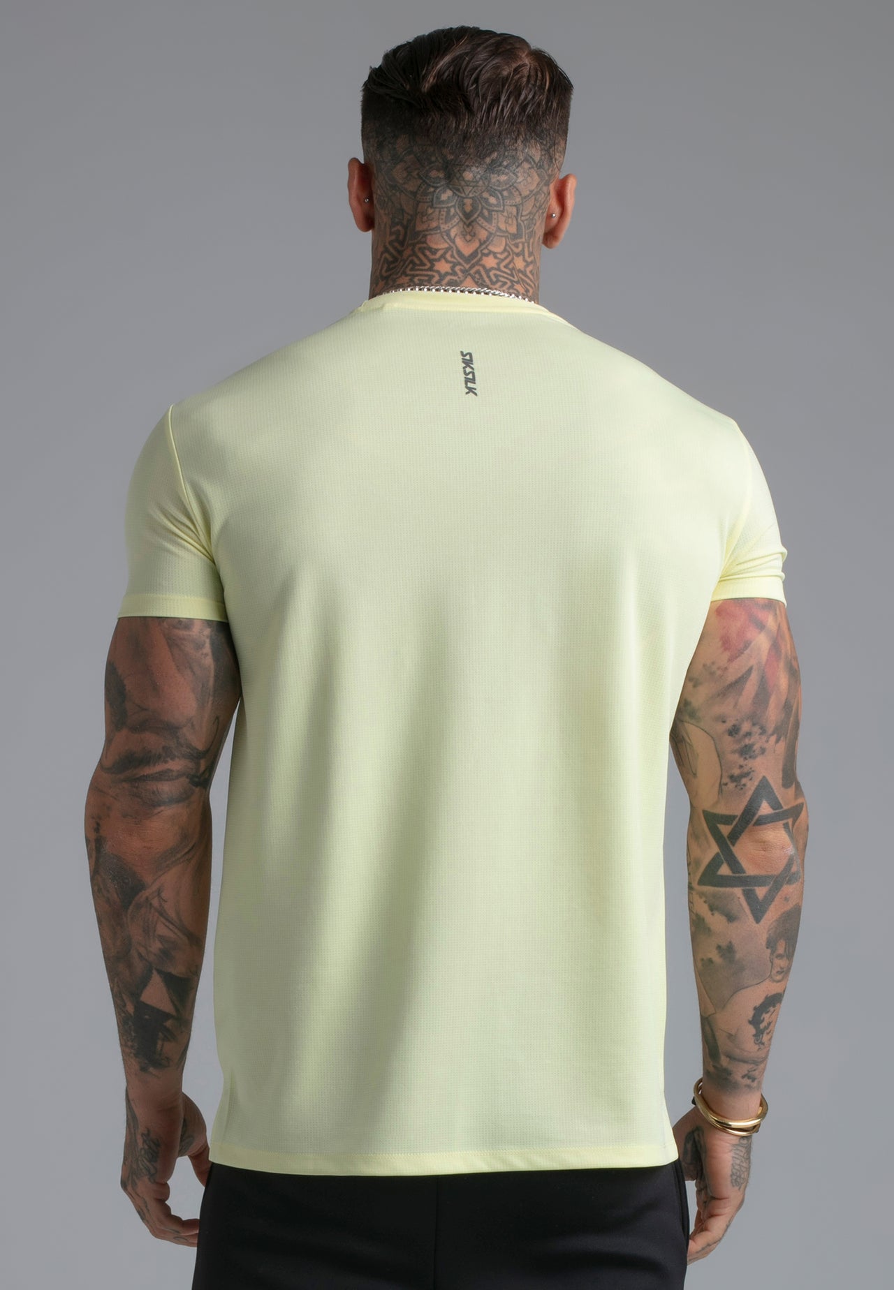 Yellow Muscle Fit T-Shirt (4)