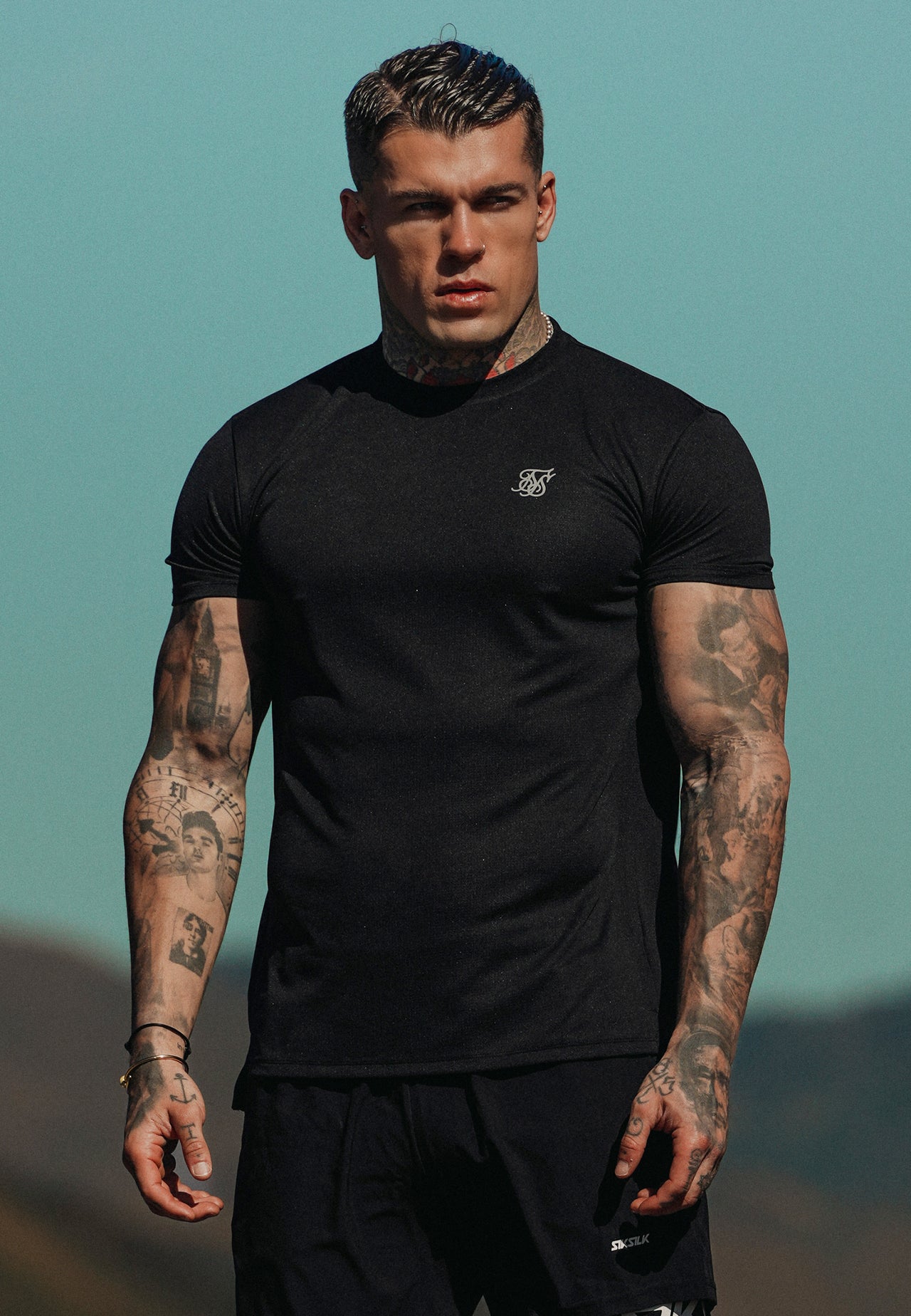 Black Muscle Fit T-Shirt