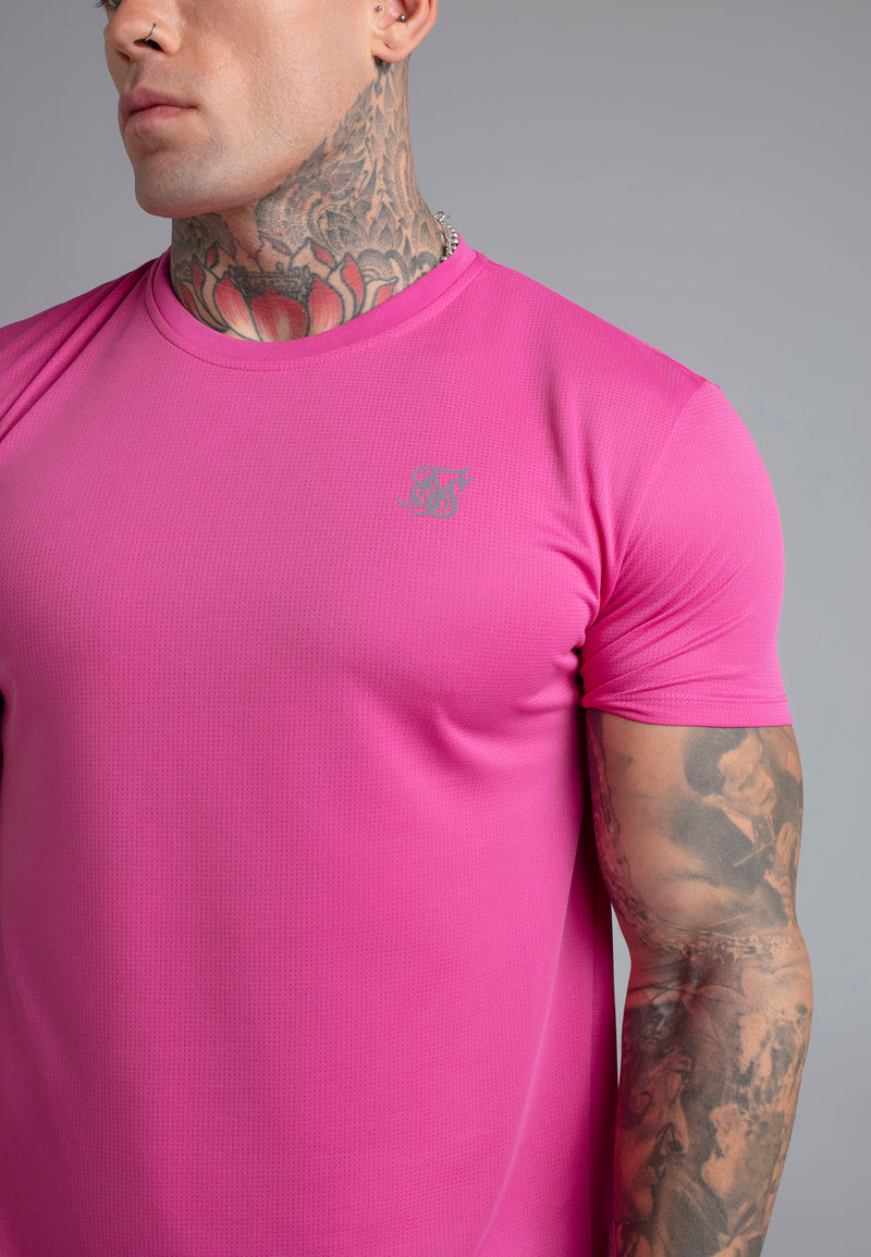 Pink Muscle Fit T-Shirt (1)