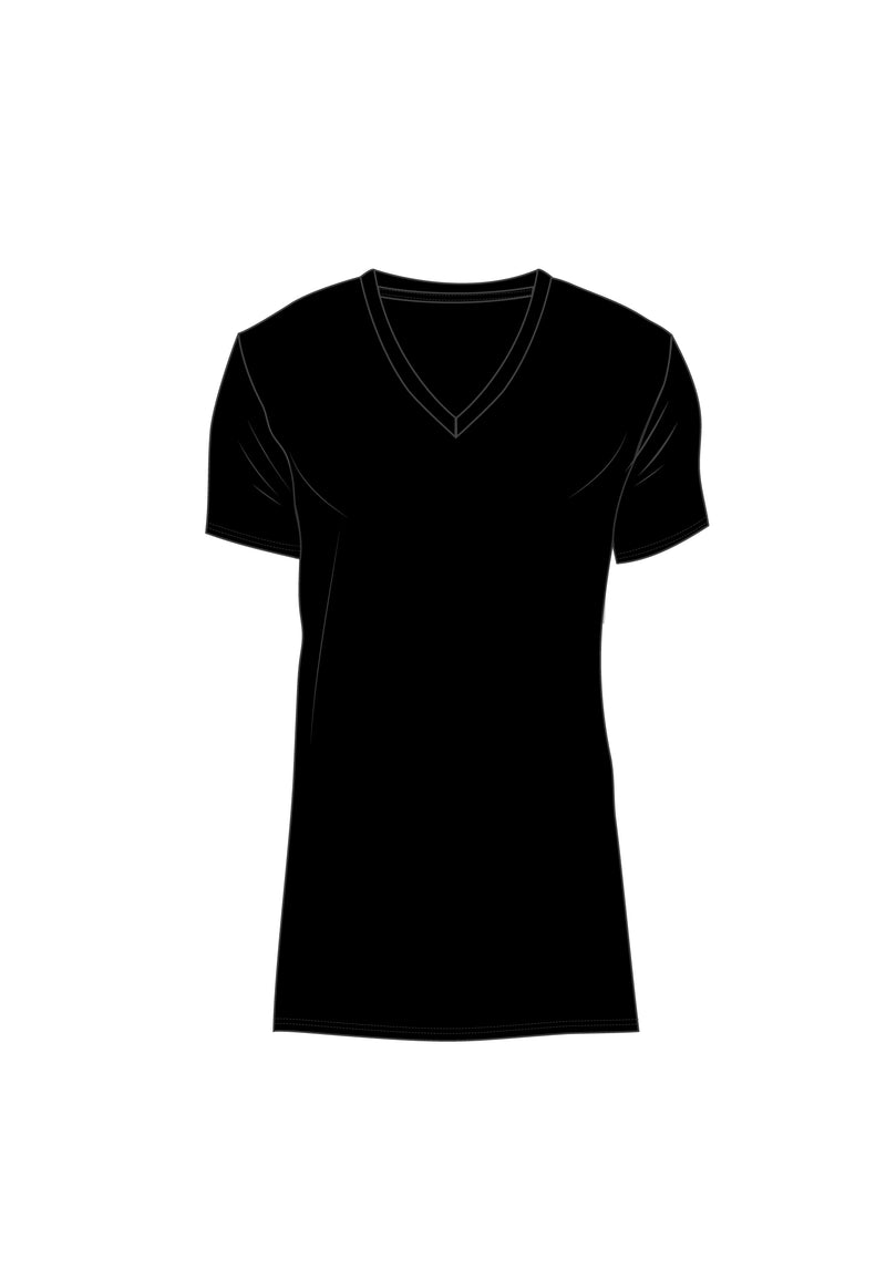 Black V-Neck T-Shirt