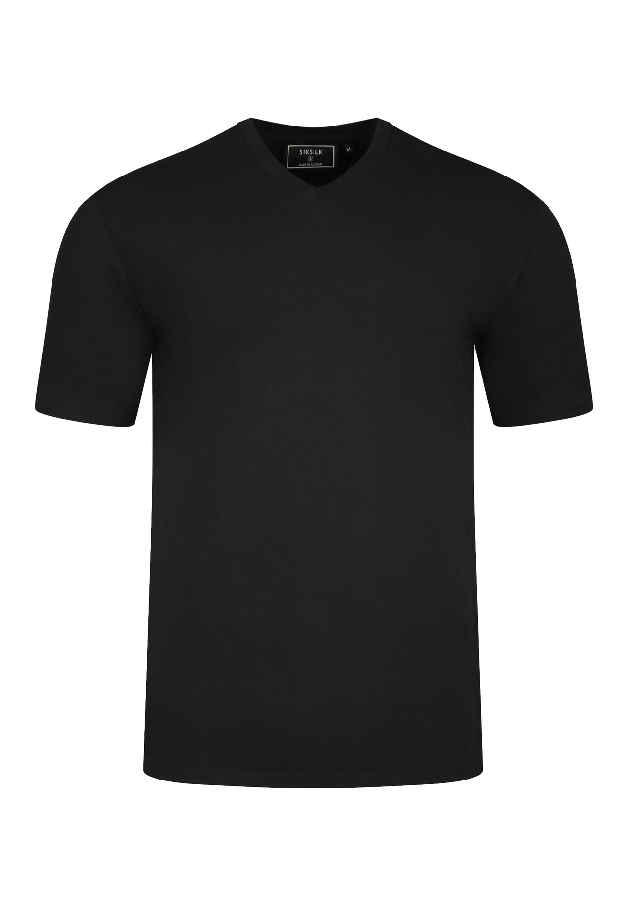 Black V-Neck T-Shirt (5)