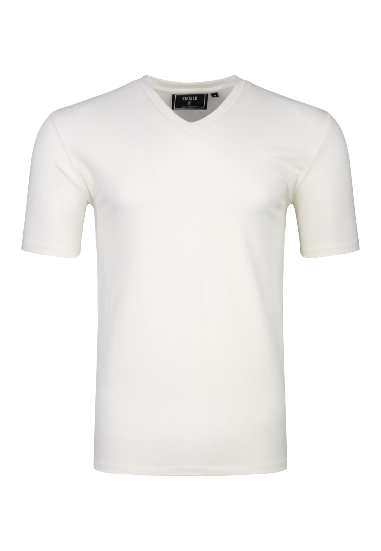 Ecru V-Neck T-Shirt (5)