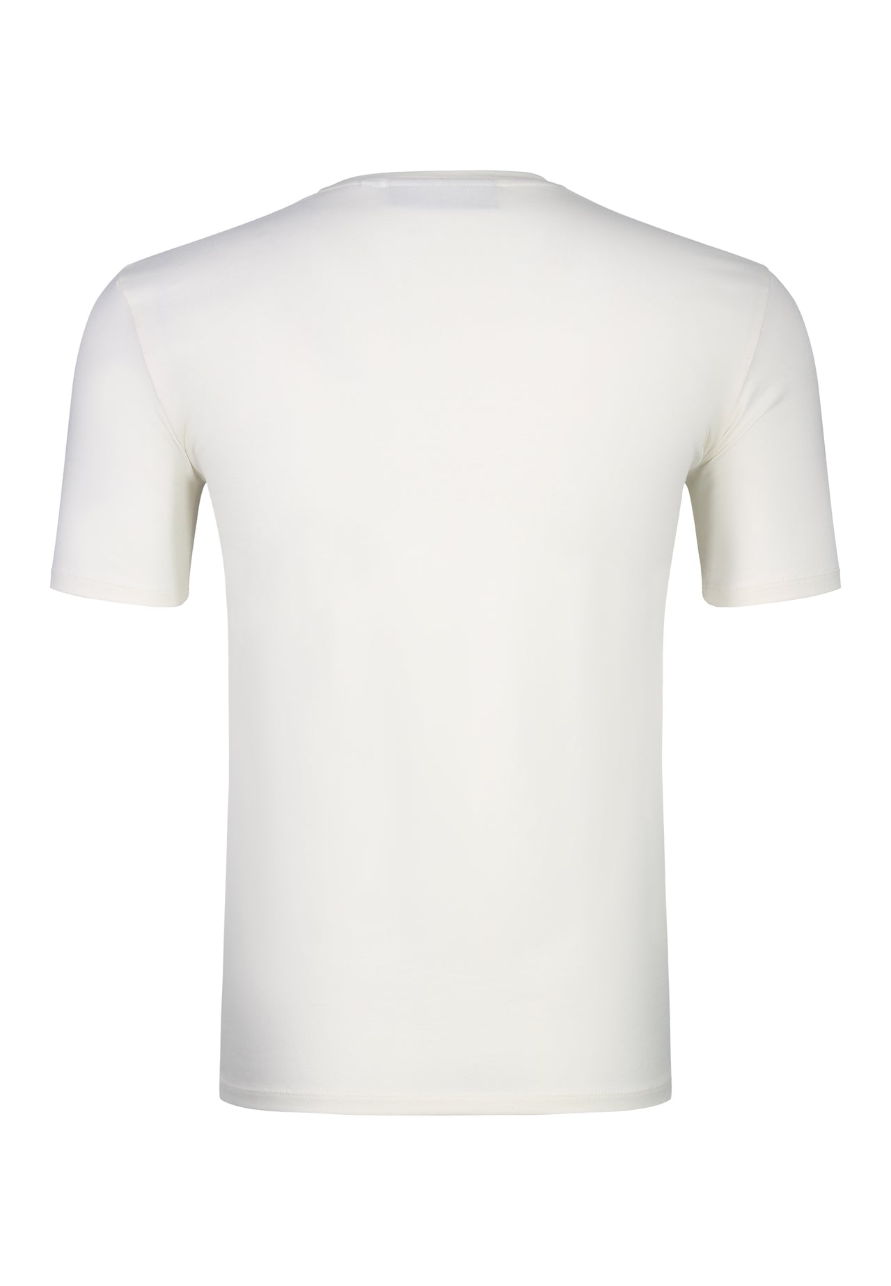 Ecru V-Neck T-Shirt (6)