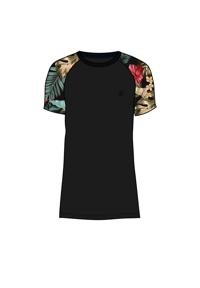 Black Raglan T-Shirt