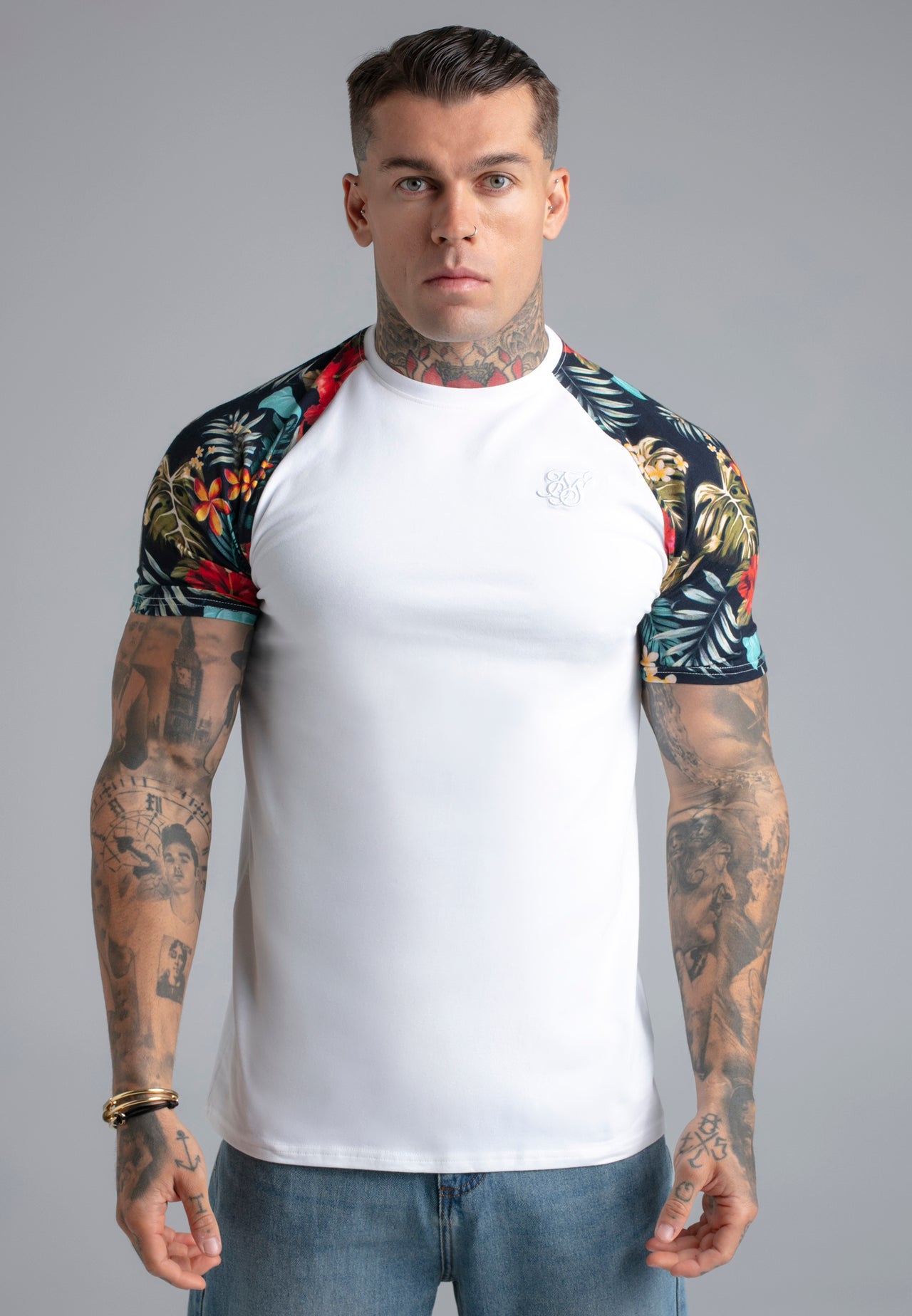 White Raglan T-Shirt
