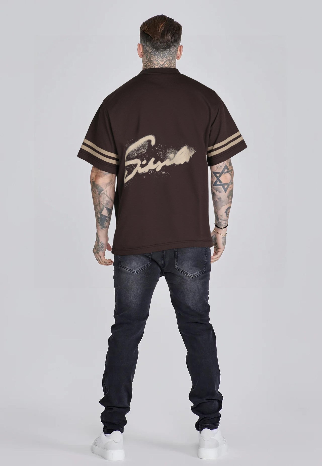 Brown Script T-Shirt (4)
