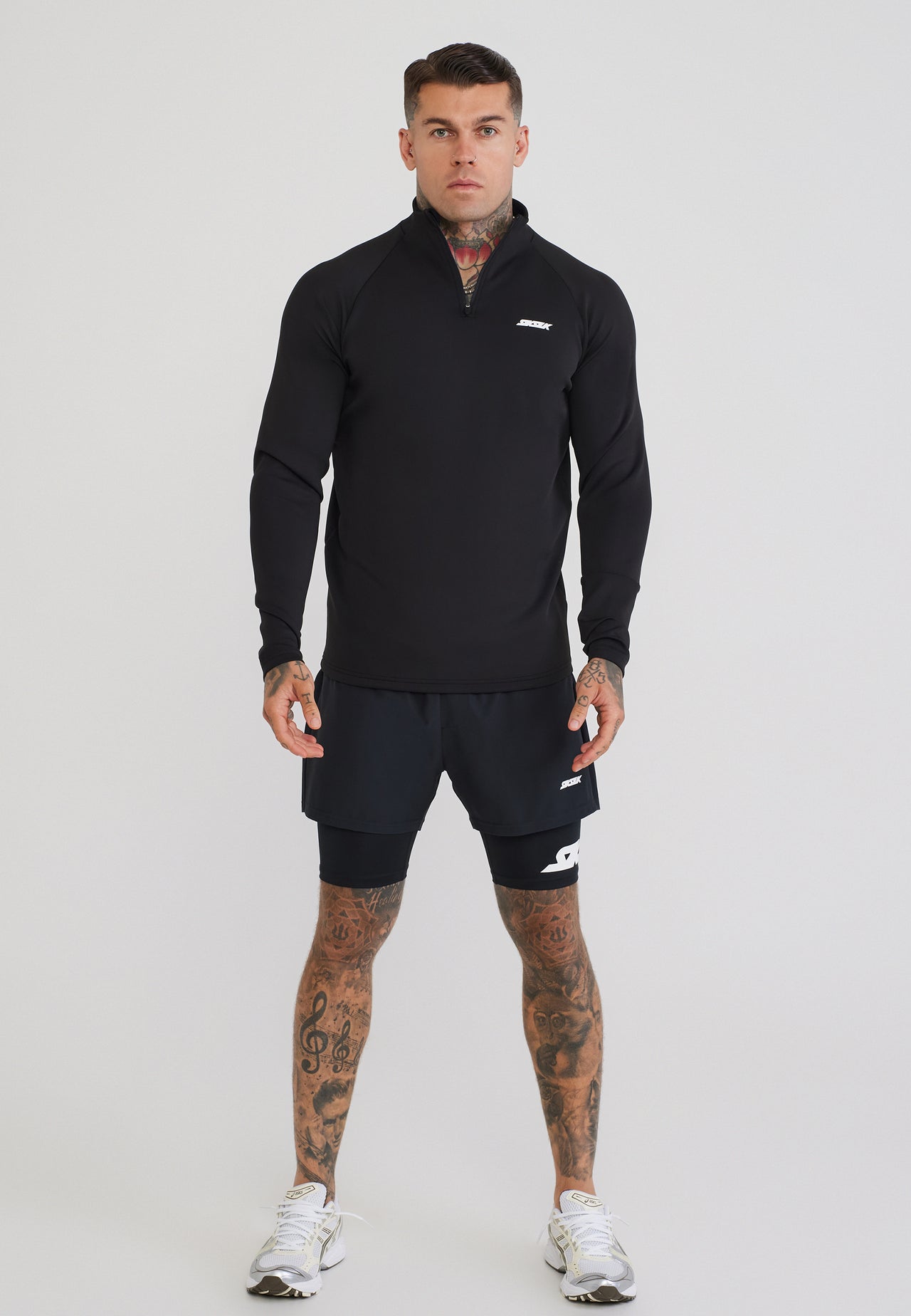 Black Dual Layer Shorts (1)