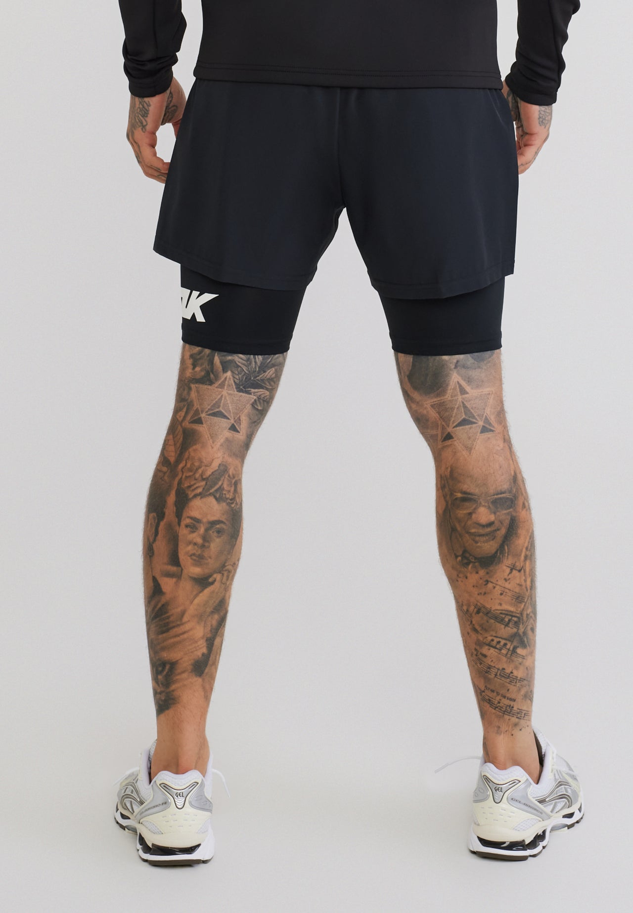 Black Dual Layer Shorts (4)
