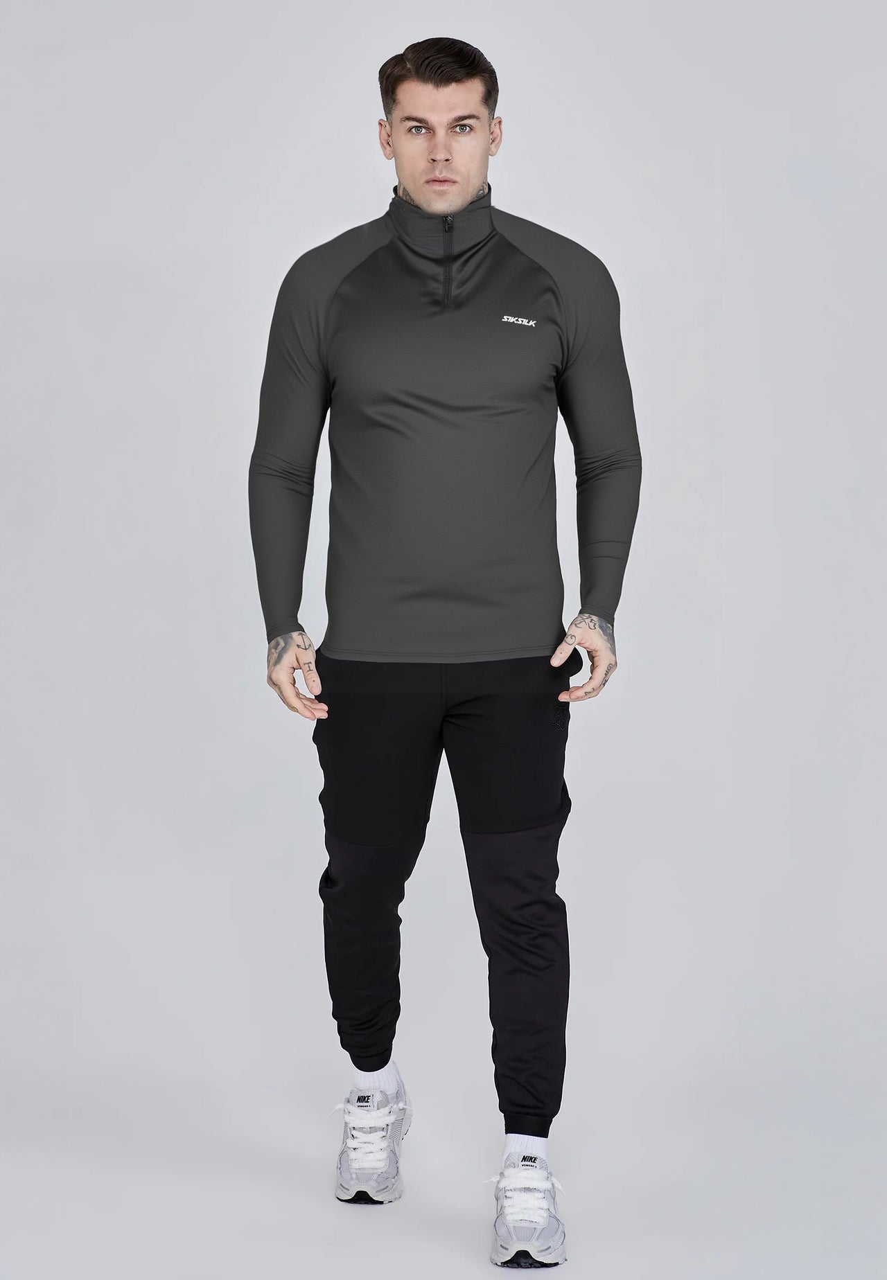 Black Quarter Zip Top (1)