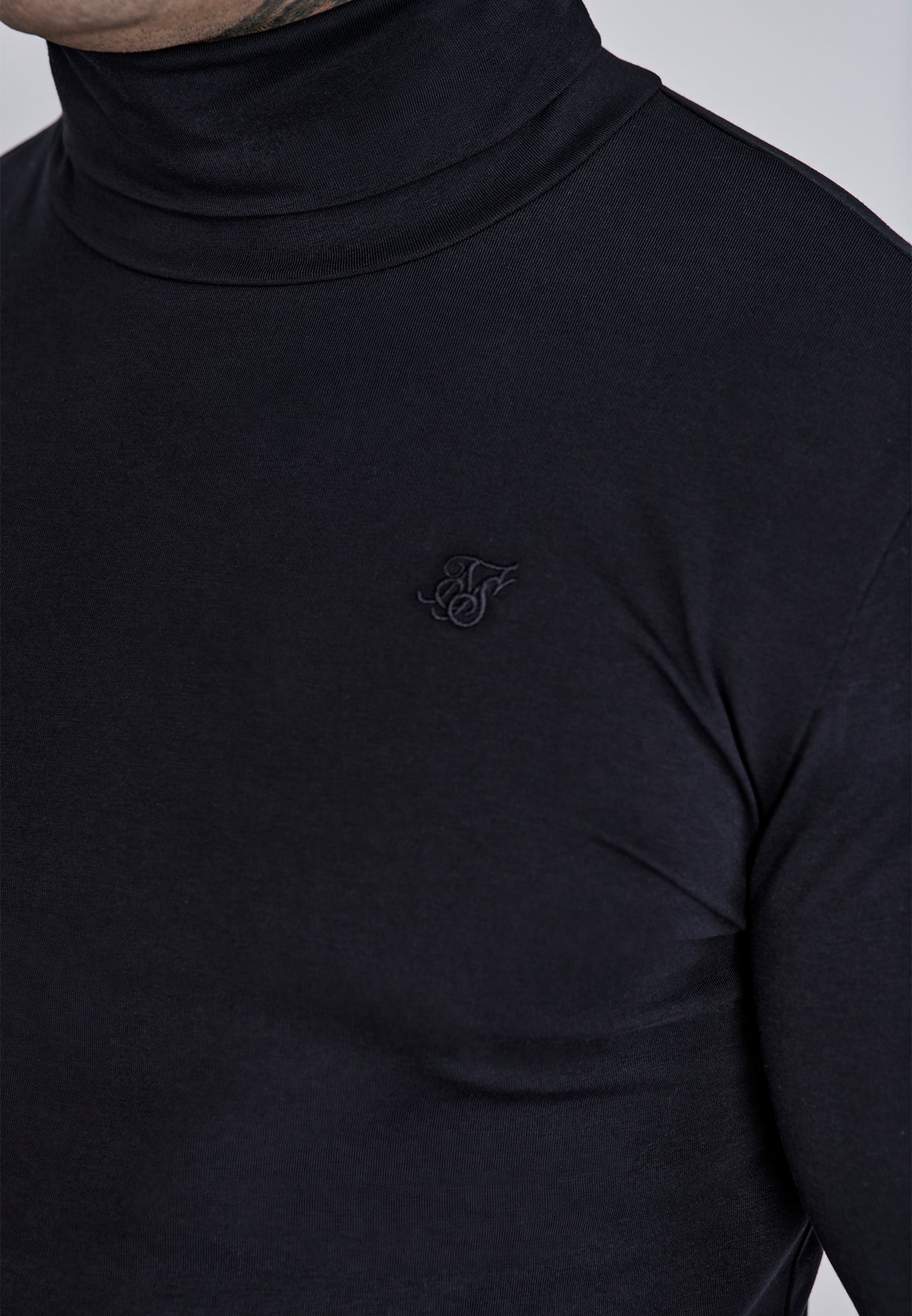 Black Roll Neck Top (1)