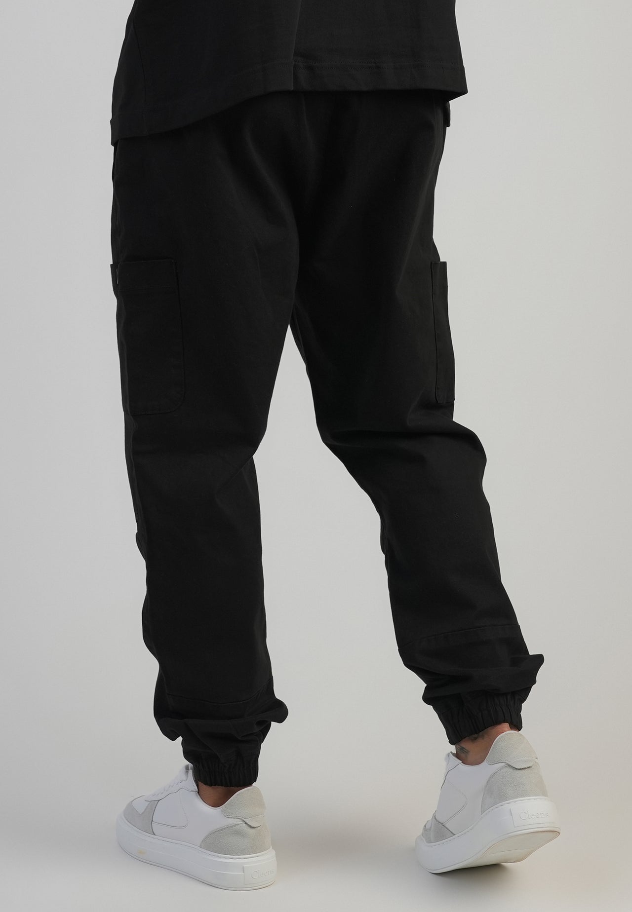 Black Slim Fit Cargos (2)
