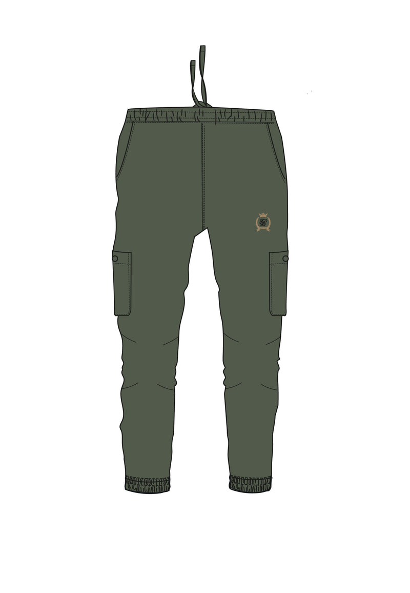 Green Slim Fit Cargos