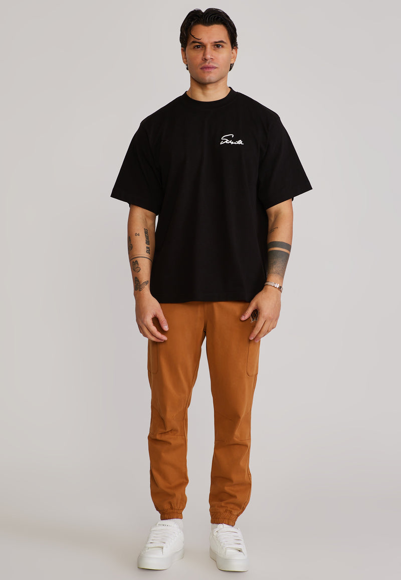 Brown Slim Fit Cargos (1)