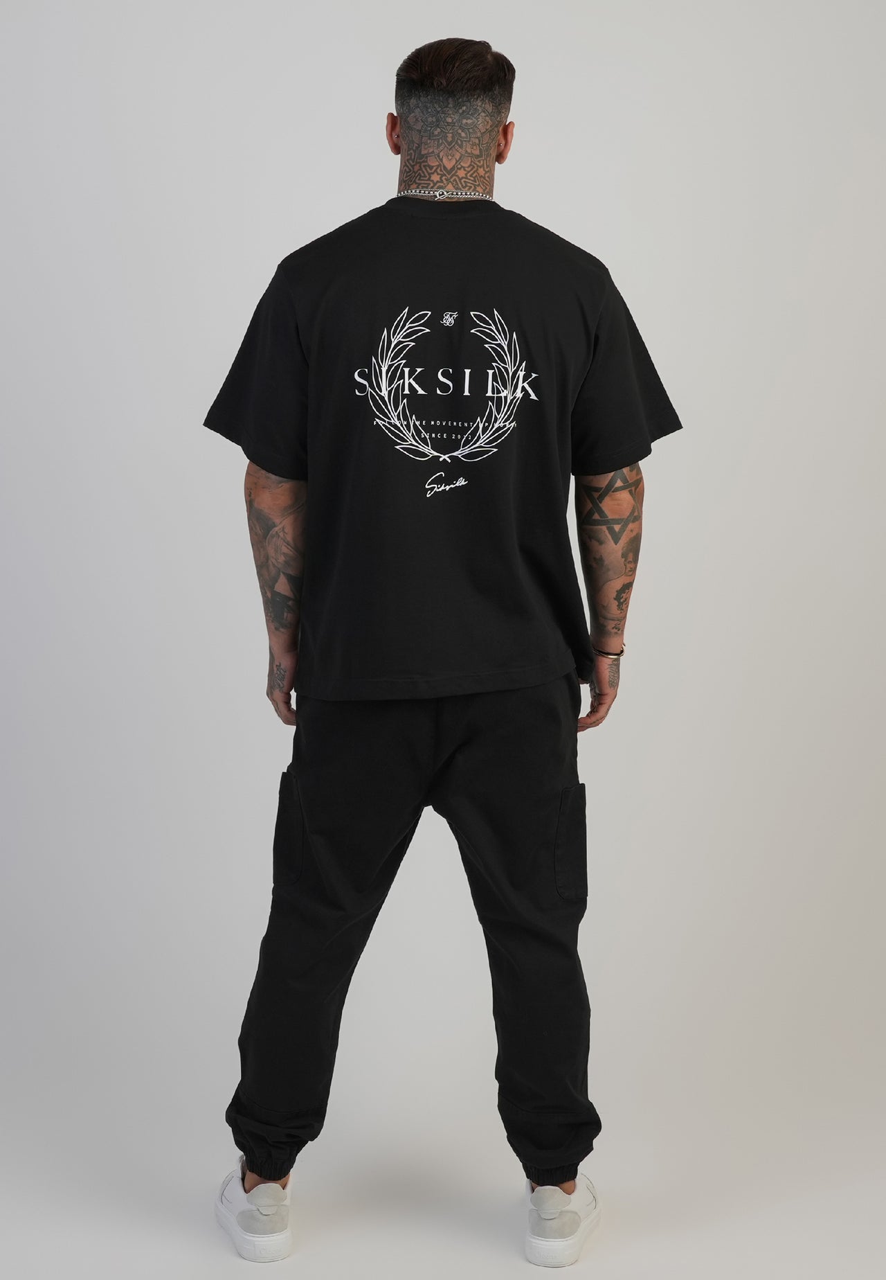 Black Loose Fit Cargos (4)