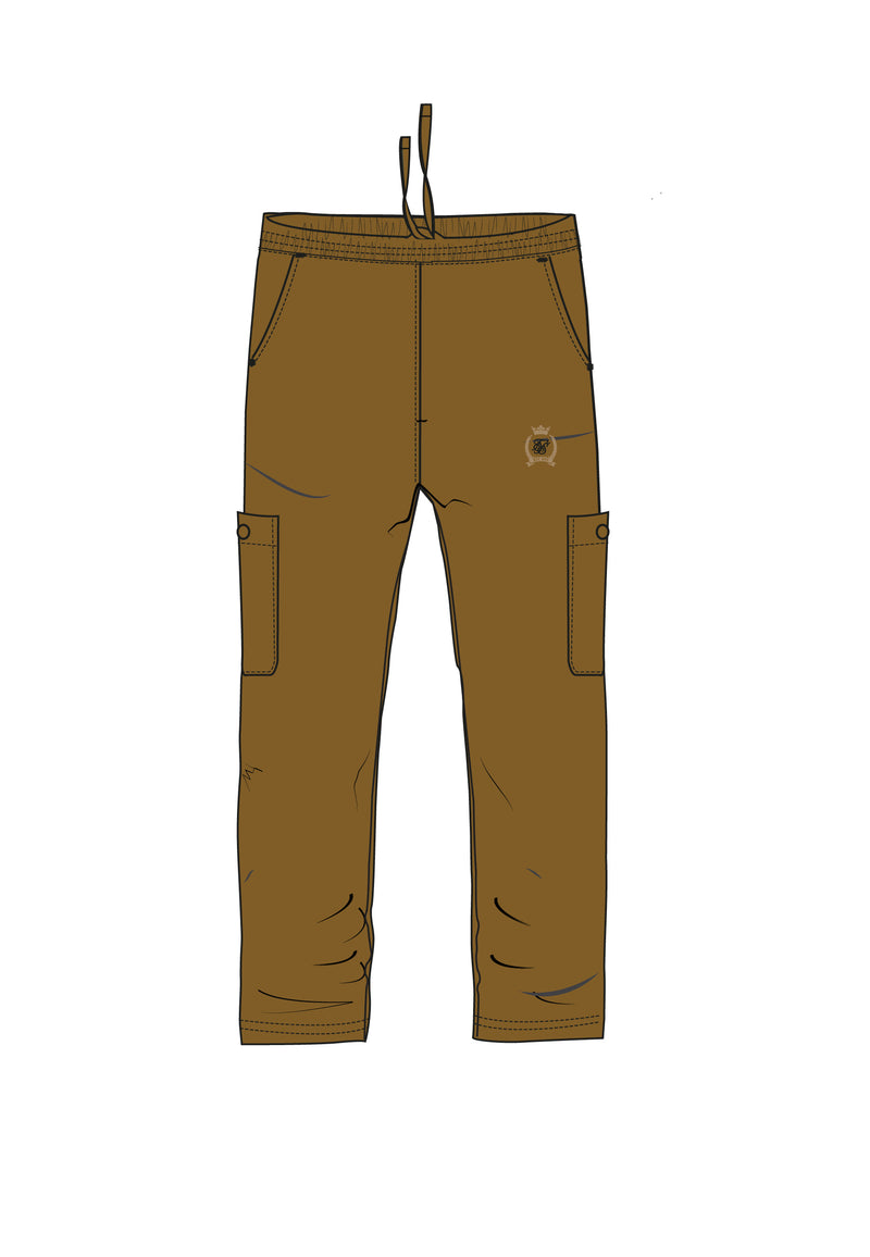 Brown Loose Fit Cargos