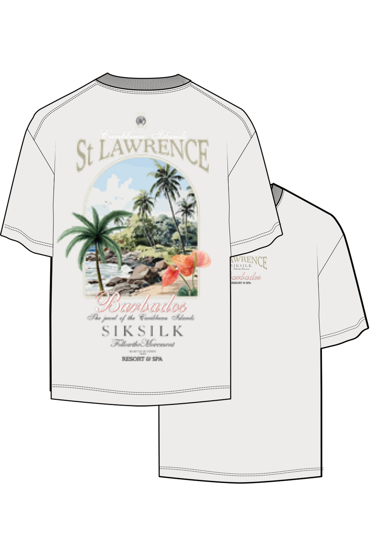 Ecru Graphic T-Shirt