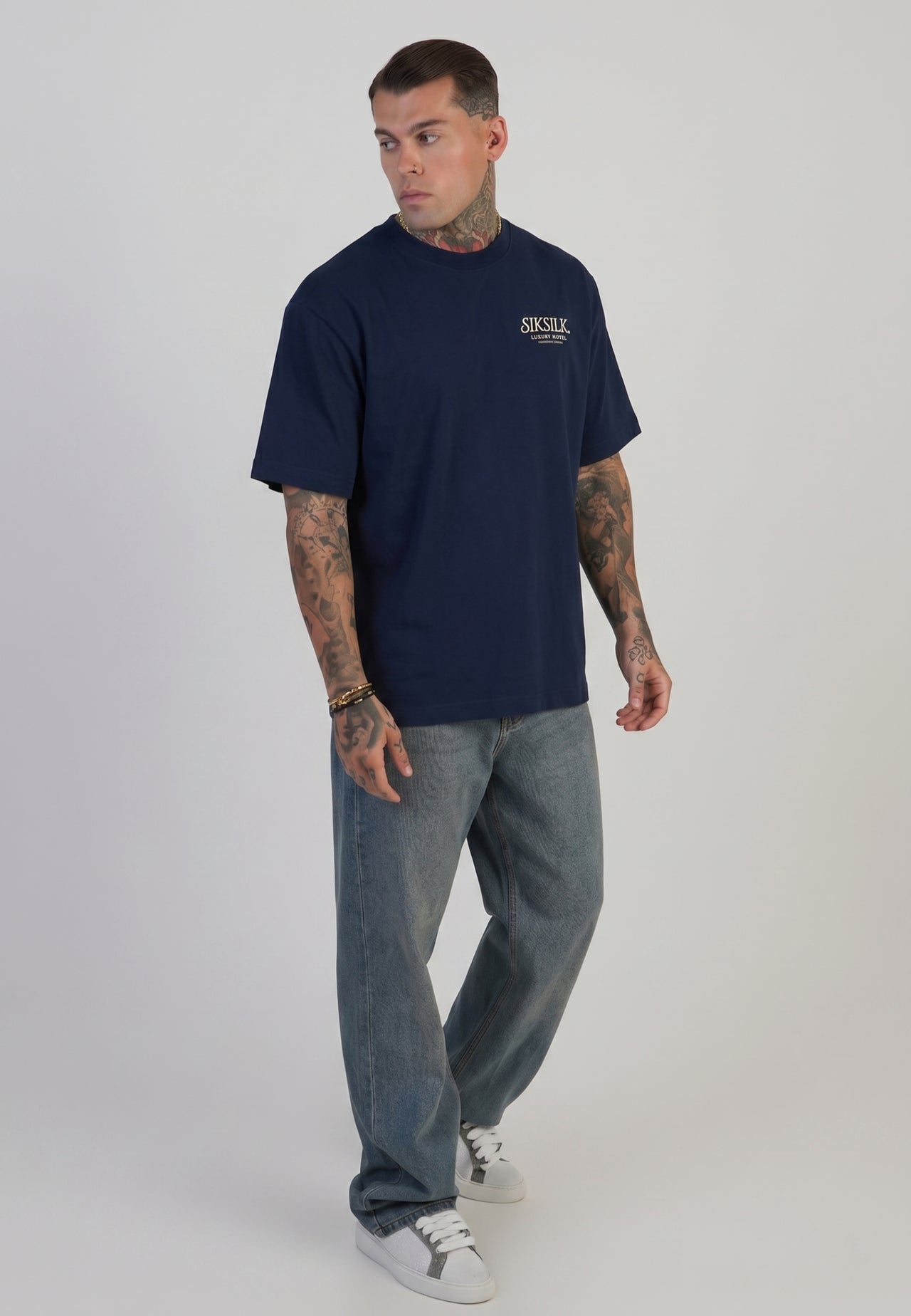 Navy Graphic T-Shirt (4)