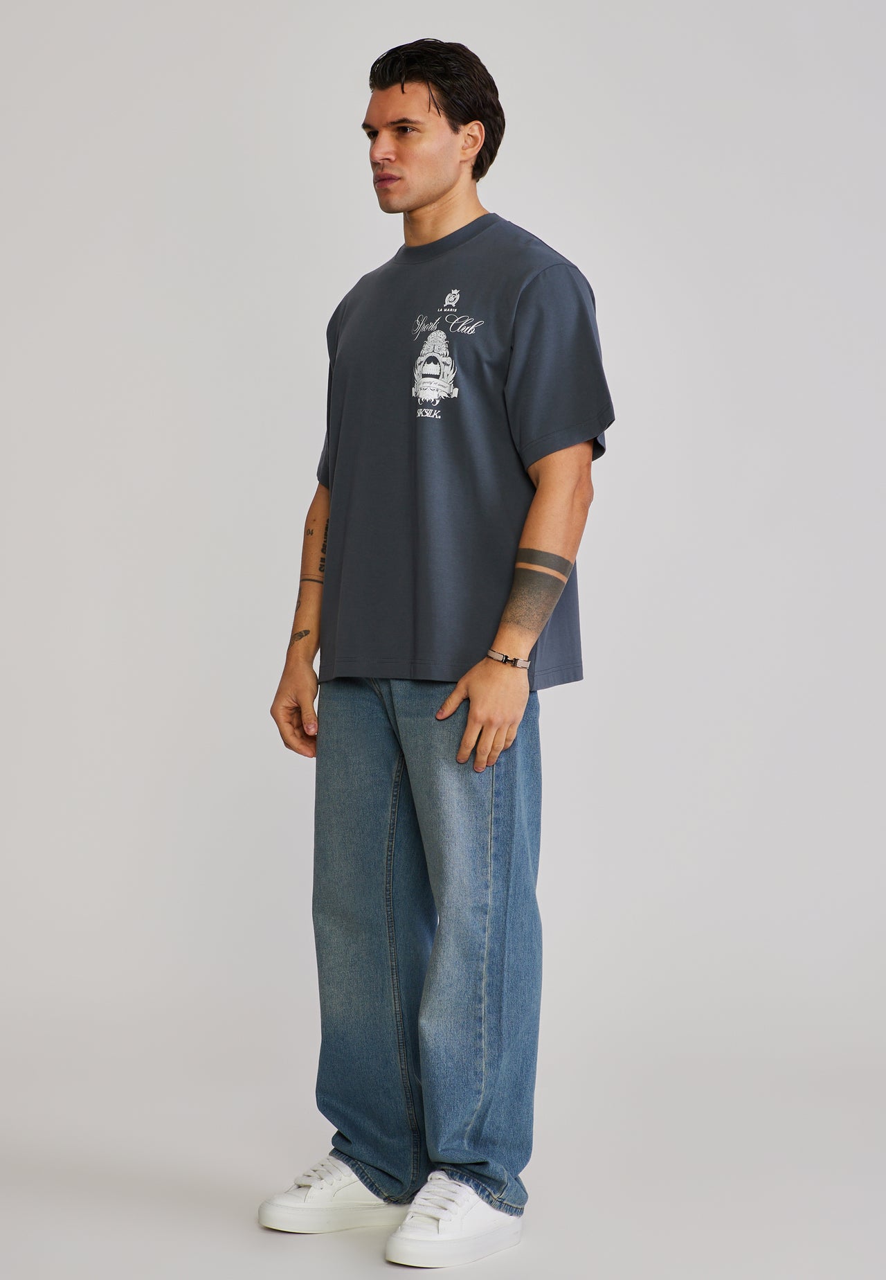 Grey Graphic T-Shirt (4)