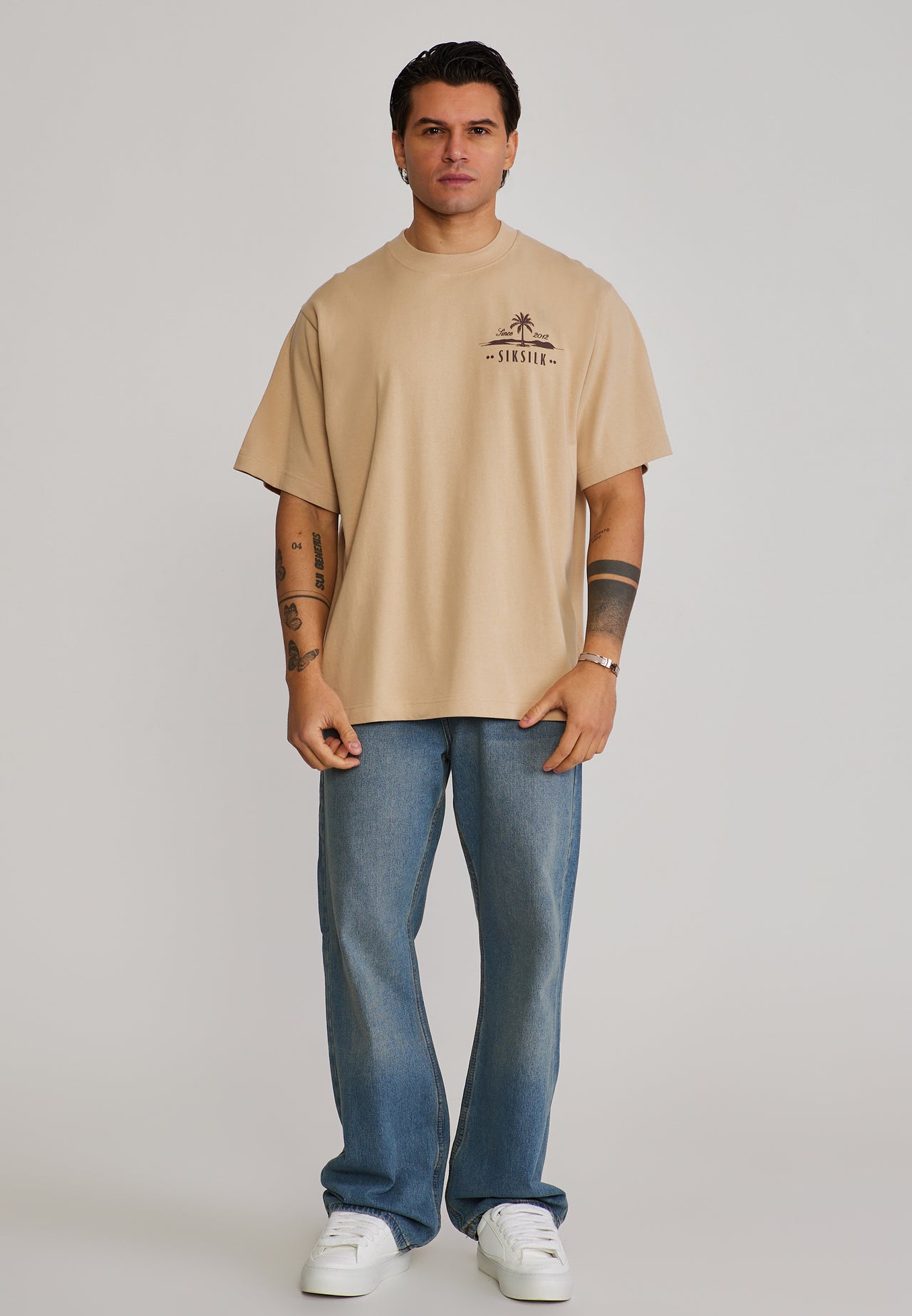 Beige Graphic T-Shirt (2)