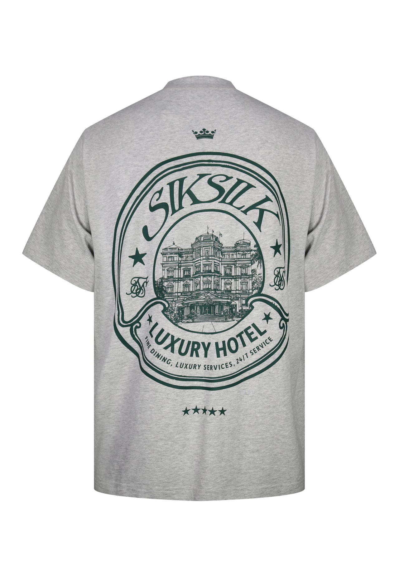 Grey Marl Graphic T-Shirt (6)