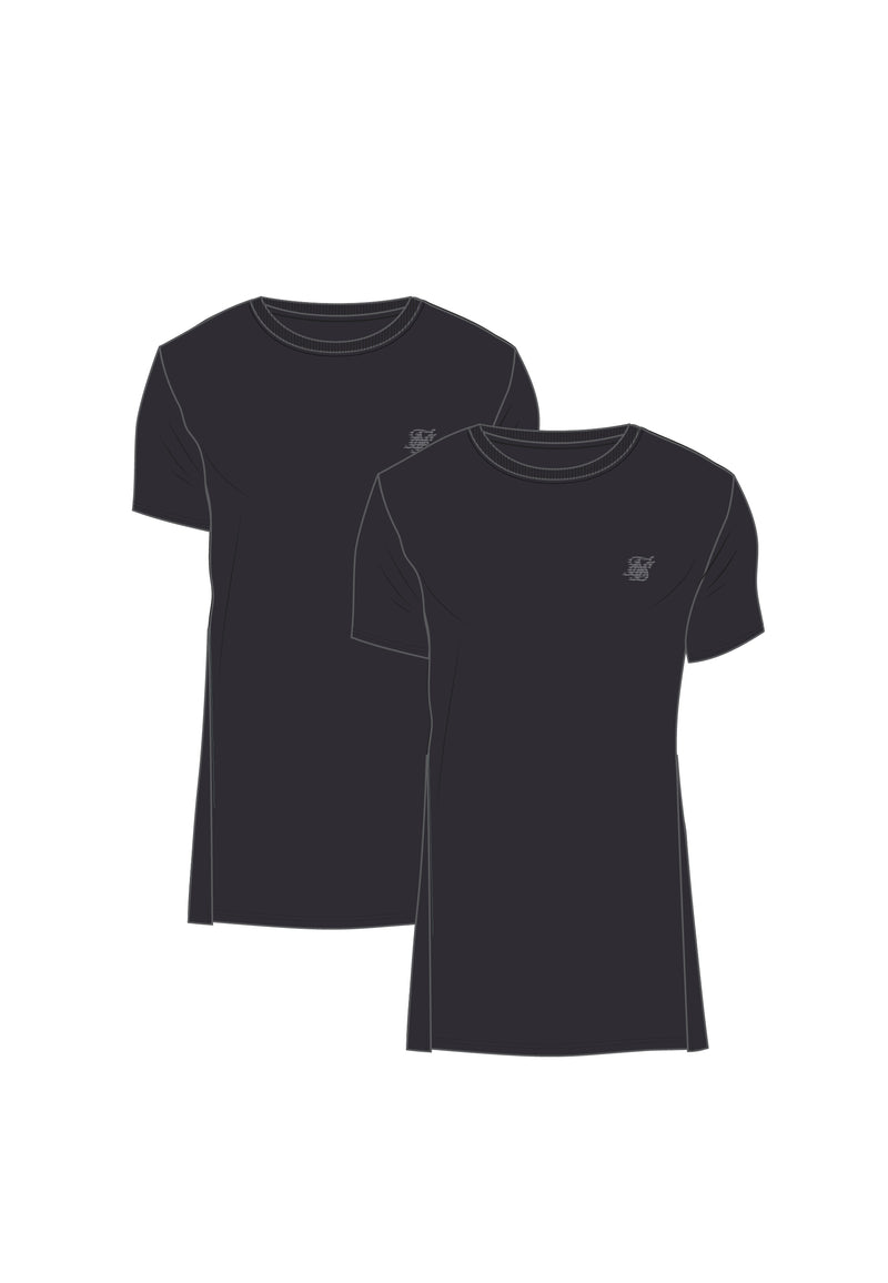 Black Pack of 2 Muscle Fit T-Shirts