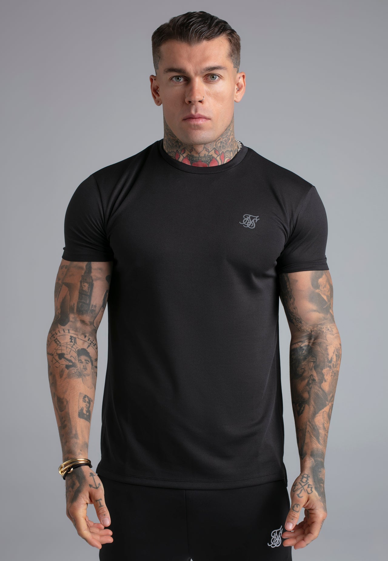 Black Pack of 2 Muscle Fit T-Shirts (1)