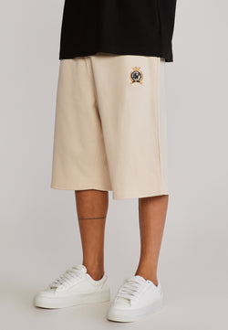 Ecru Crest Shorts