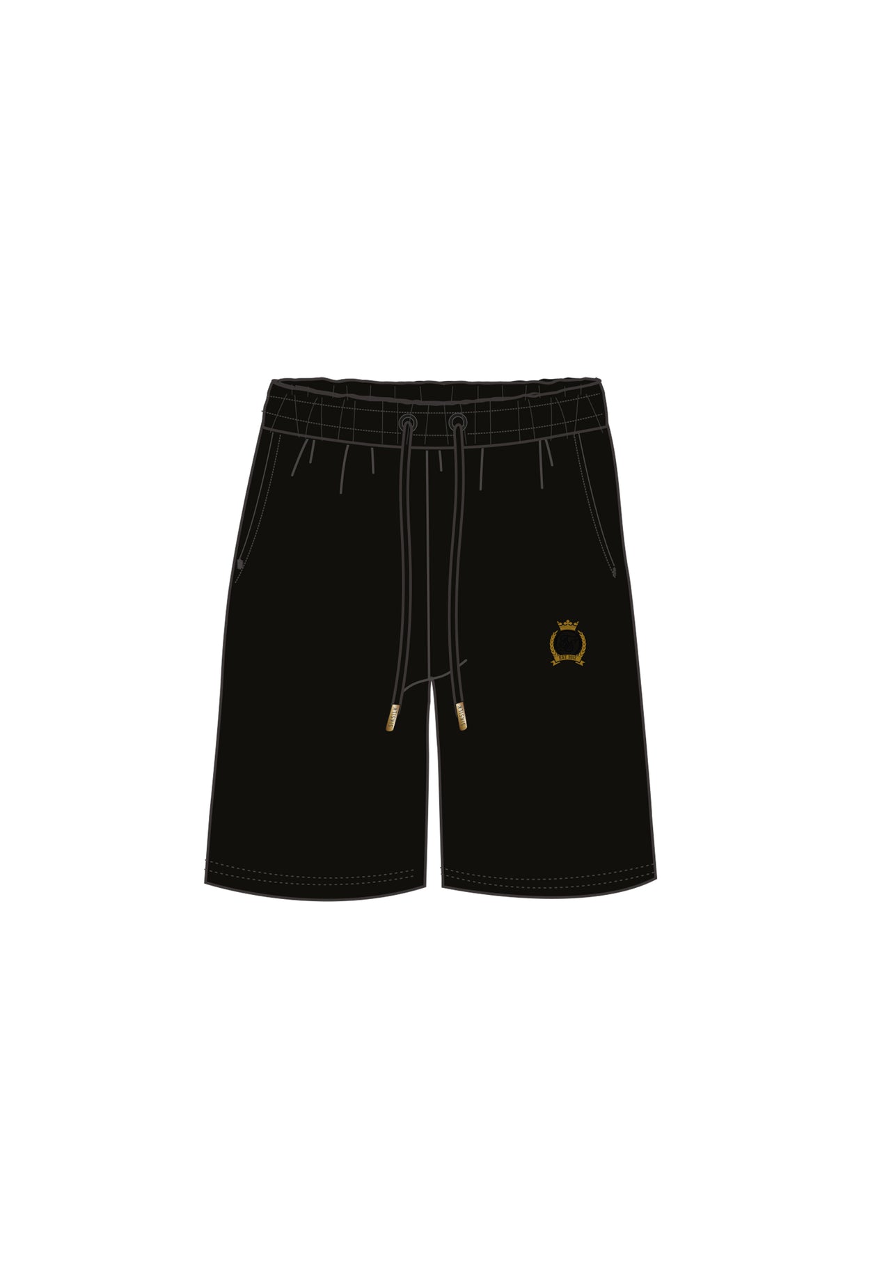 Black Crest Shorts