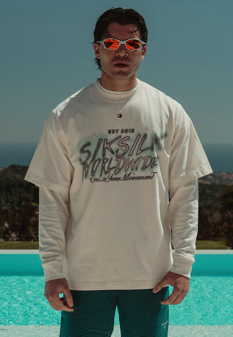 Ecru Graphic T-Shirt