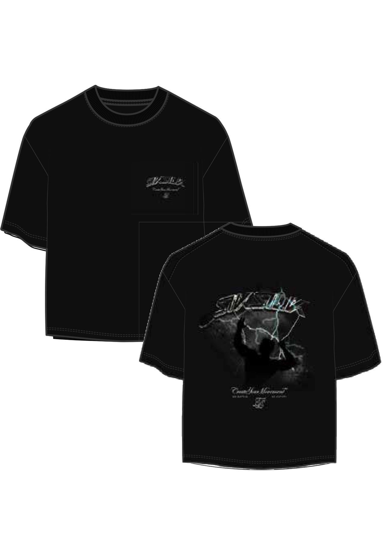 Black Graphic T-Shirt