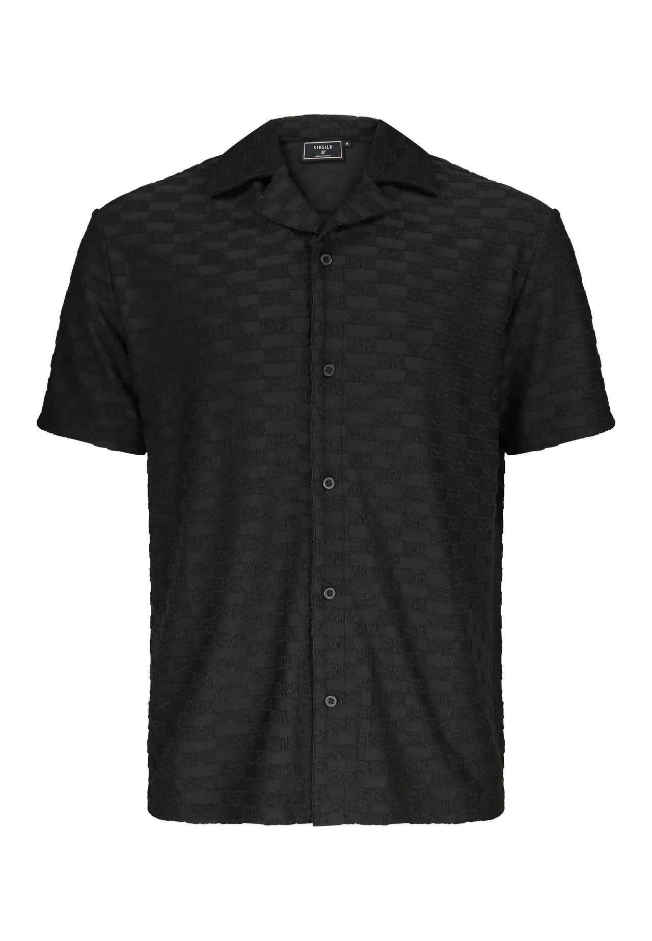 Black Towelling Shirt (6)