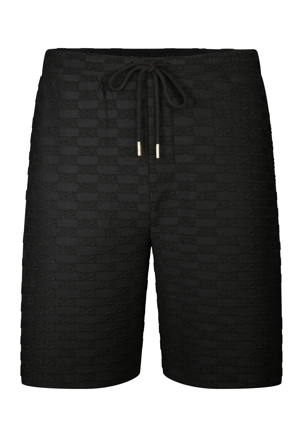 Black Towelling Shorts (5)