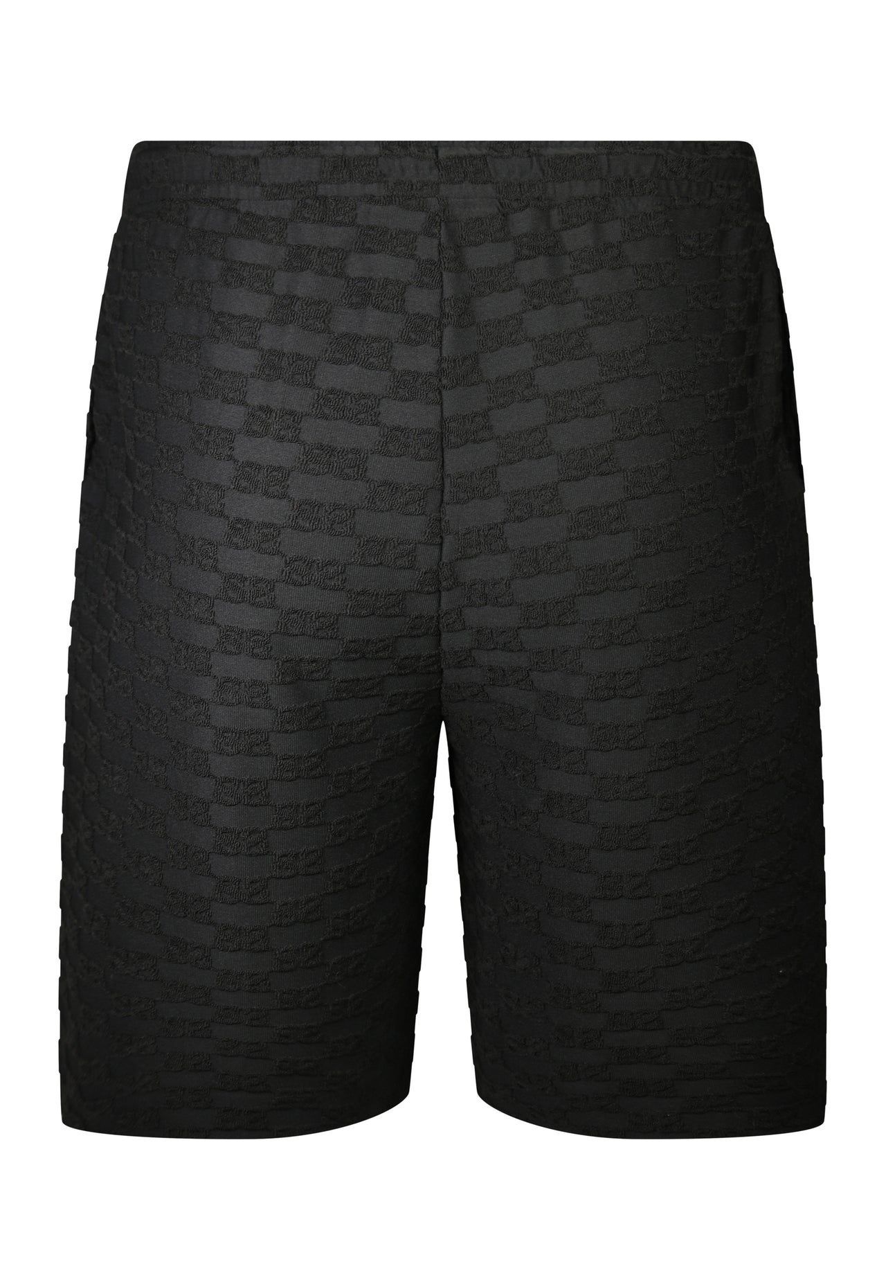 Black Towelling Shorts (6)