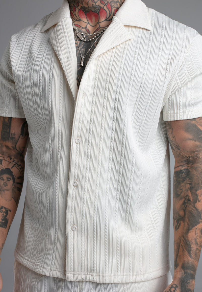Ecru Textured Shirt (1)