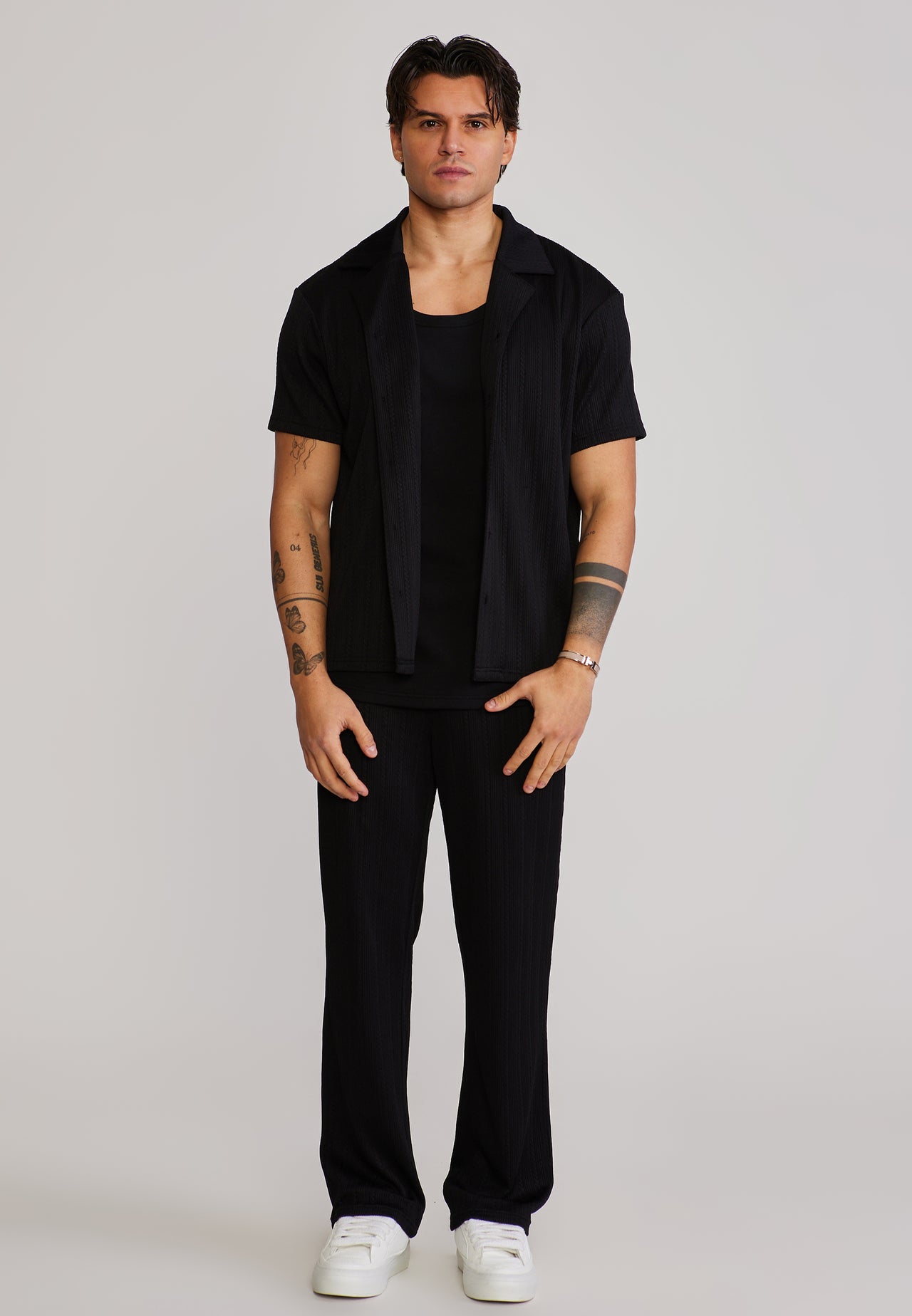 Black Textured Shirt (2)