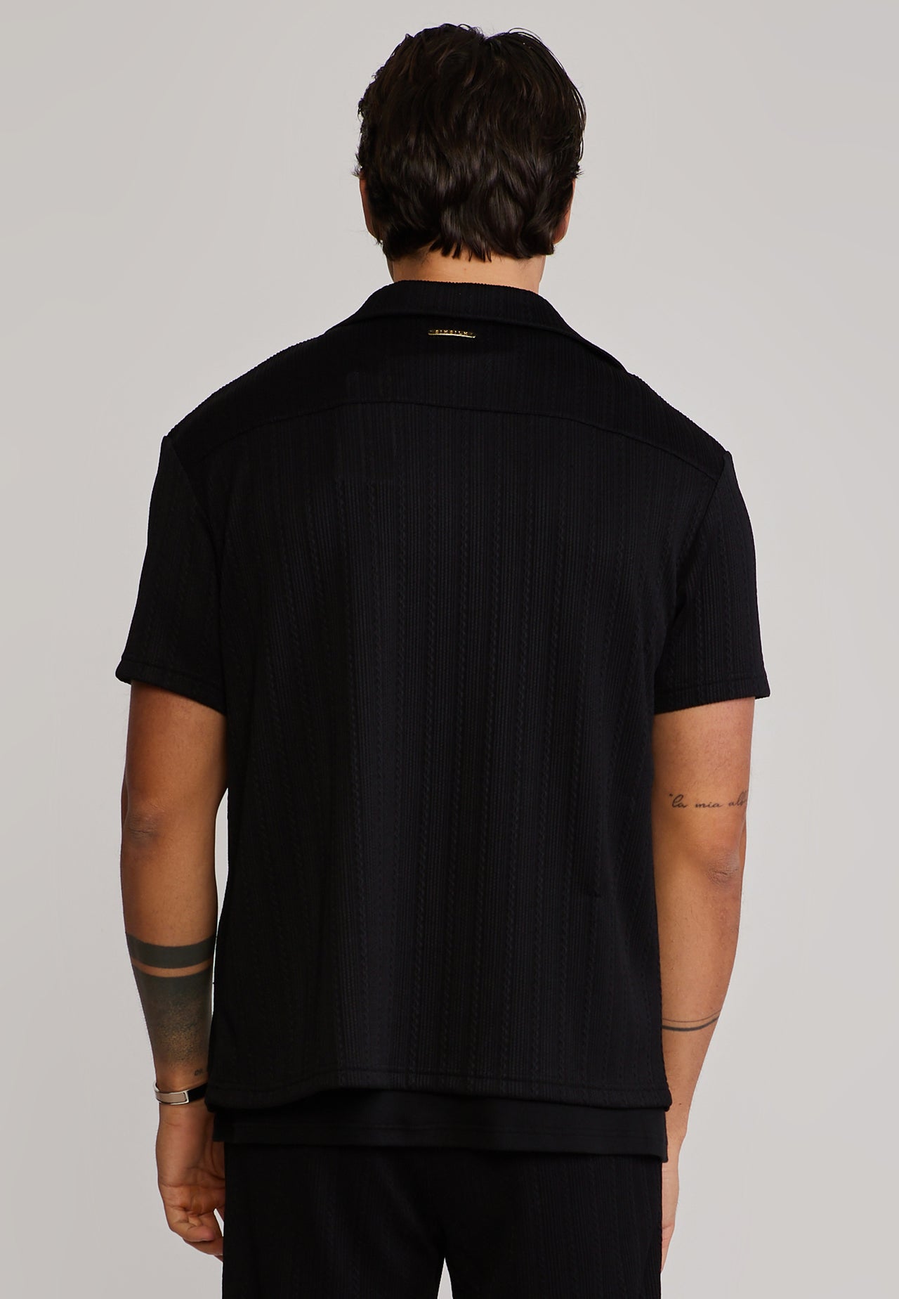 Black Textured Shirt (4)