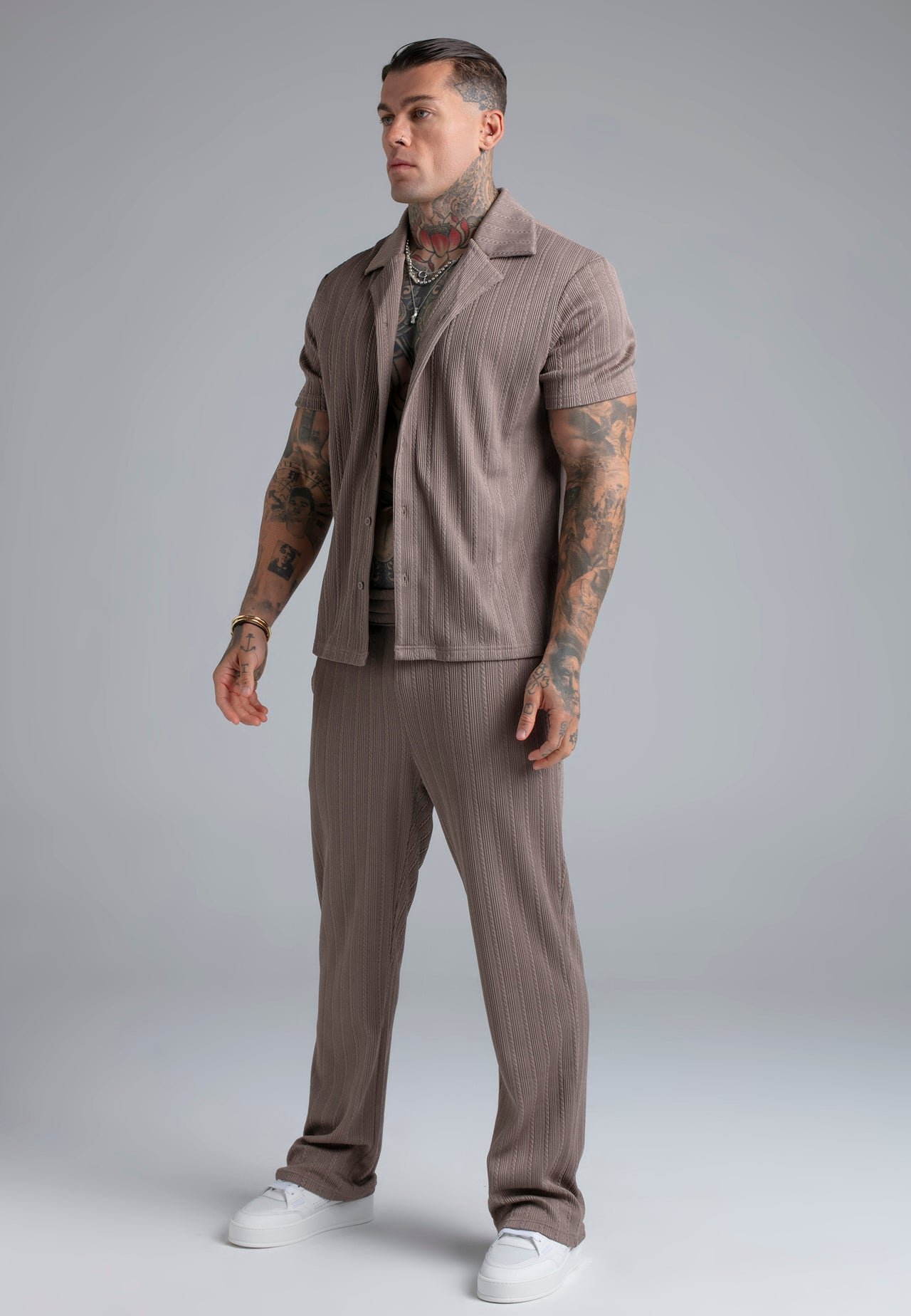 Brown Textured Shirt (3)