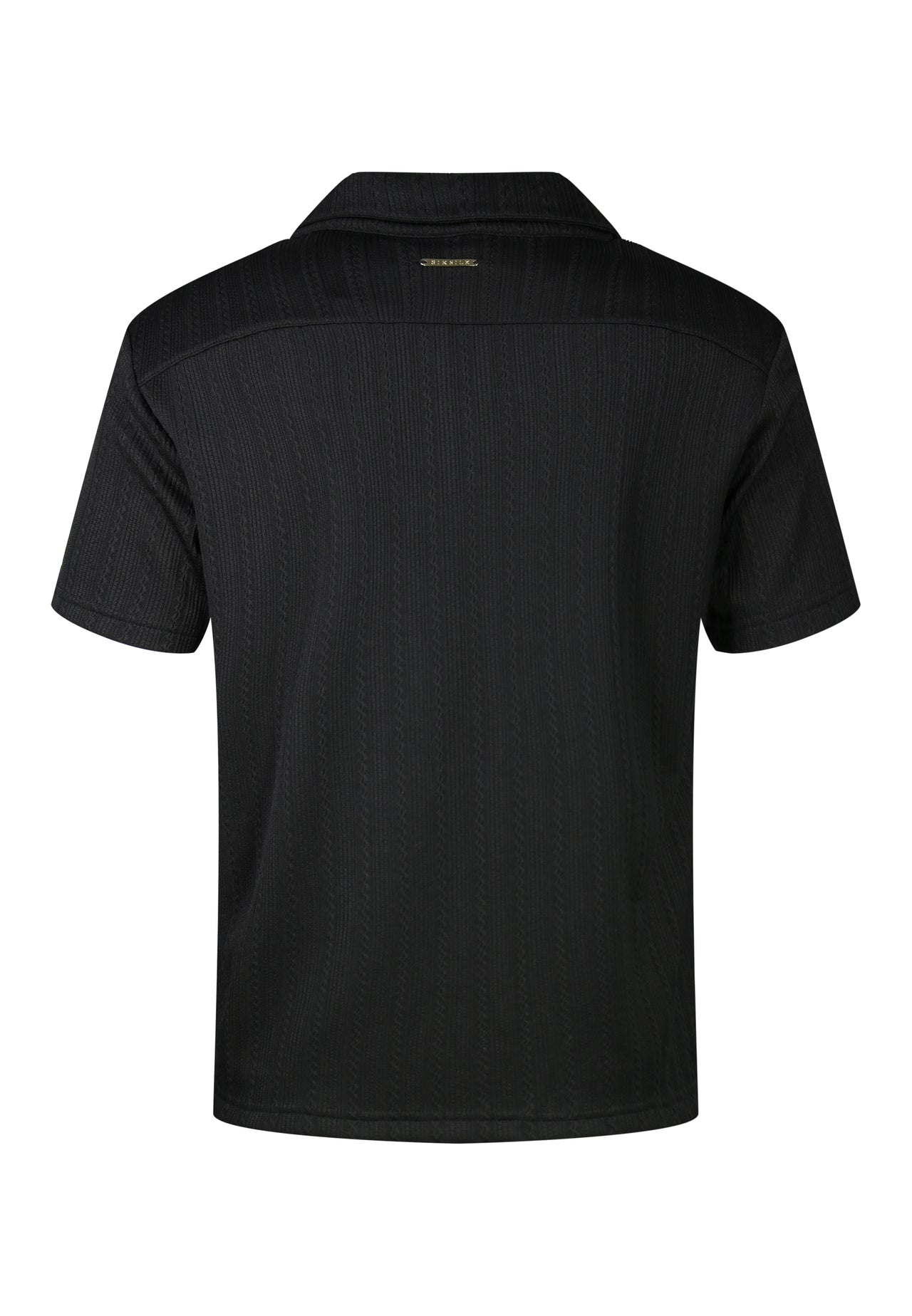 Black Textured T-Shirt (6)