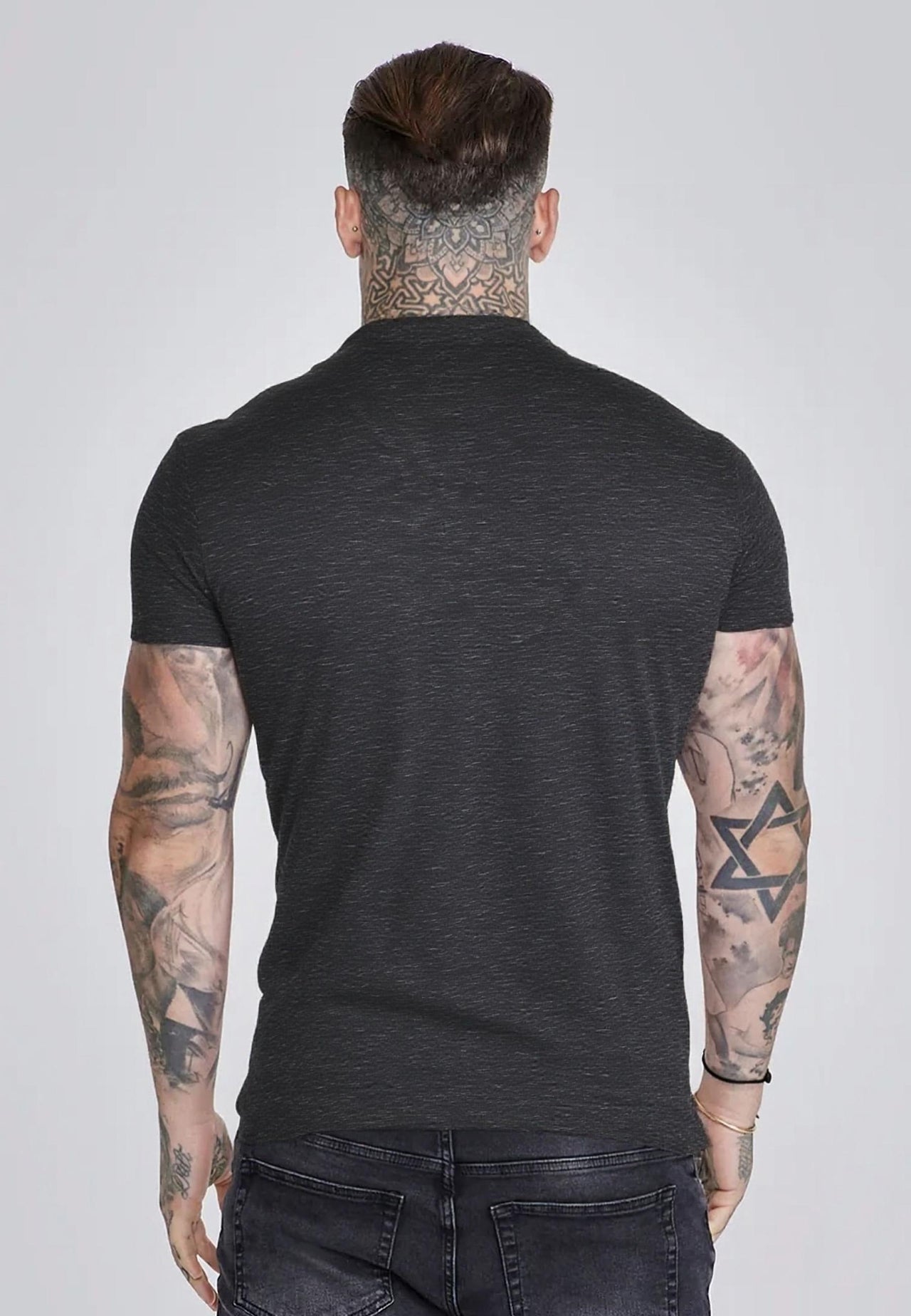 Black Marl T-Shirt (3)