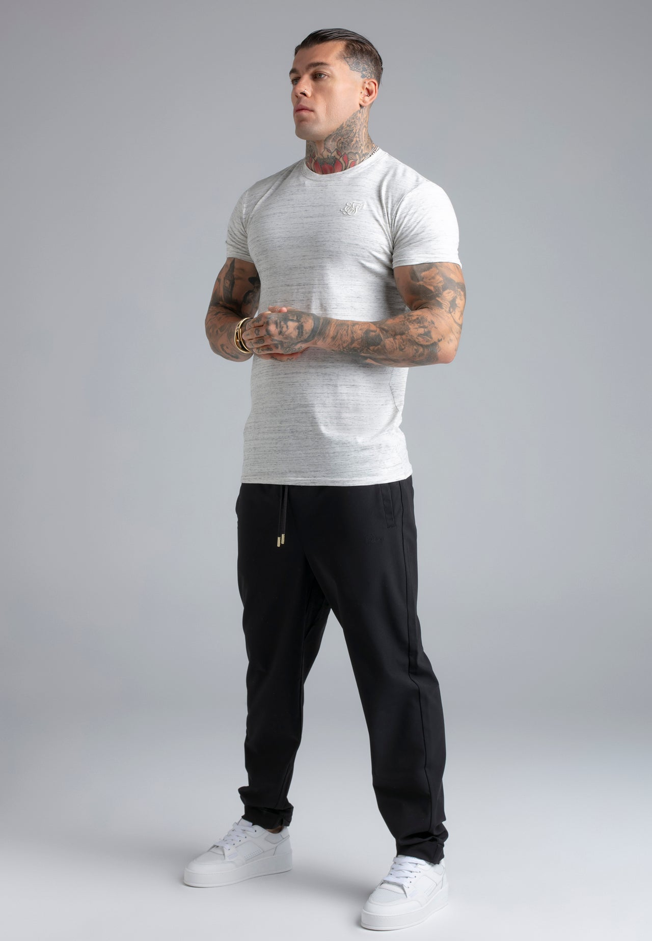 White Marl T-Shirt (3)