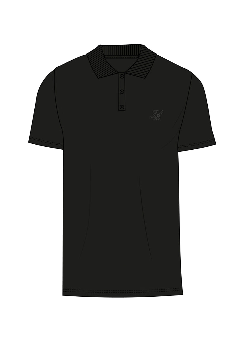 Black Polo T-Shirt
