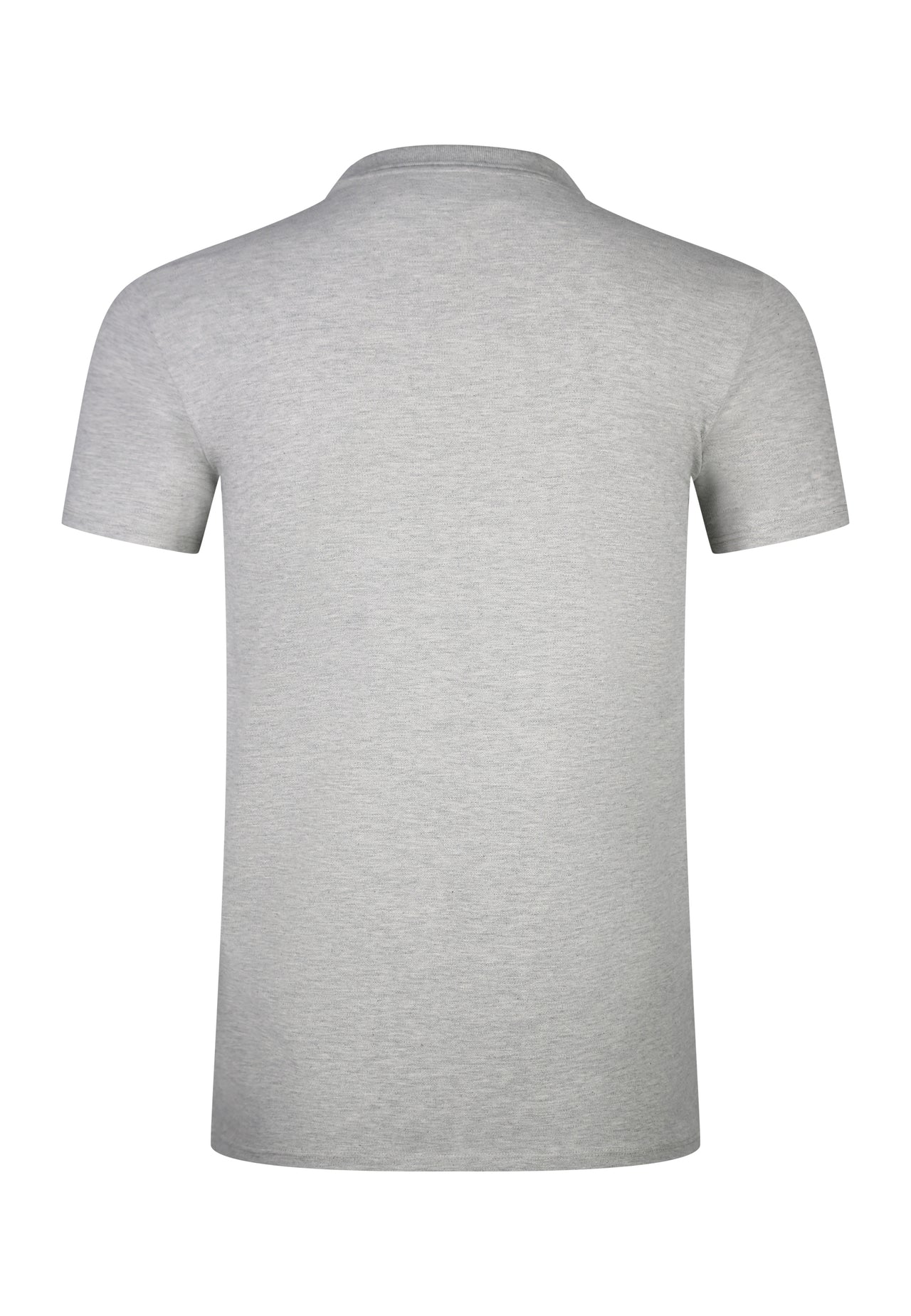Grey Marl Polo T-Shirt (6)