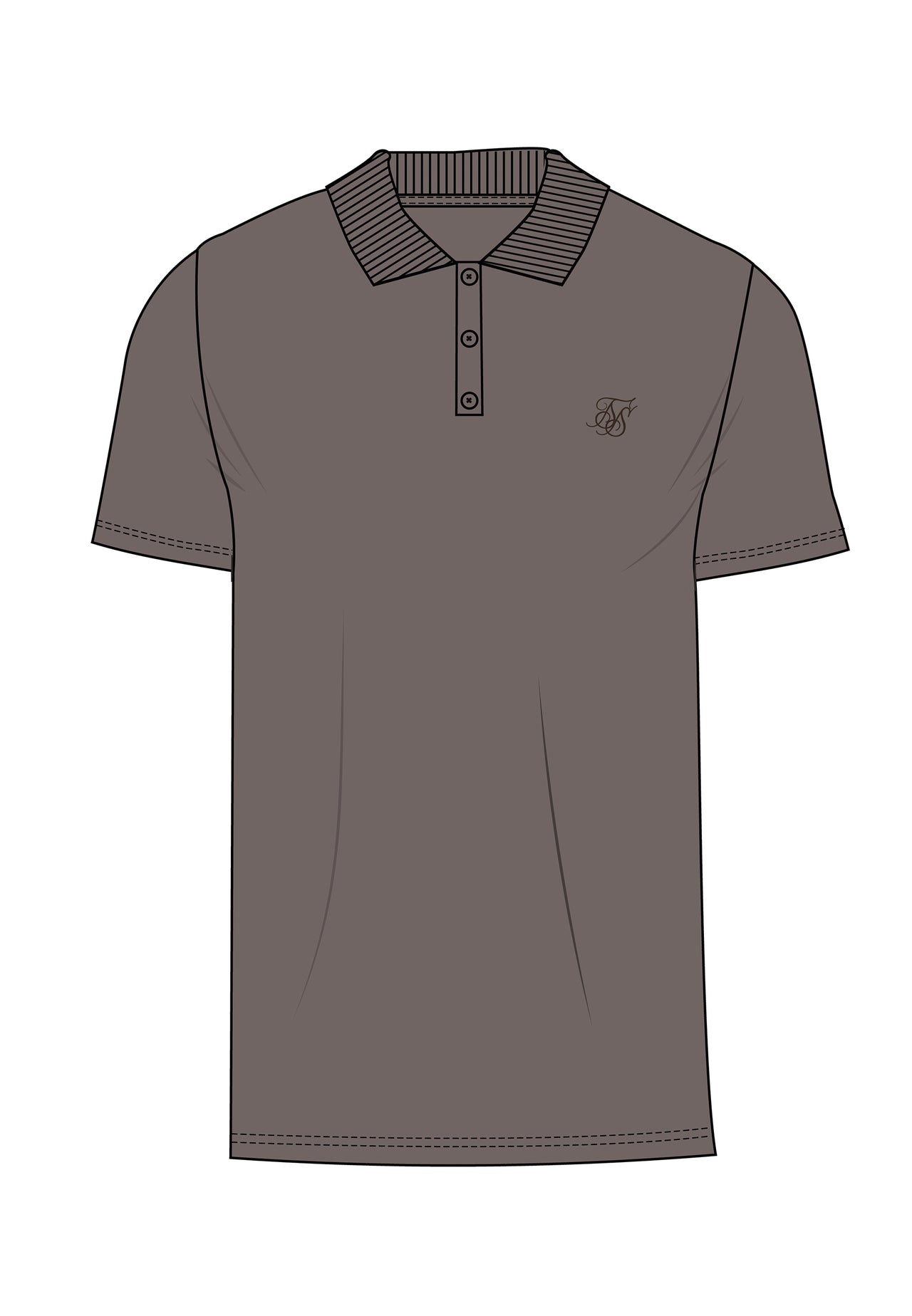 Brown Polo T-Shirt