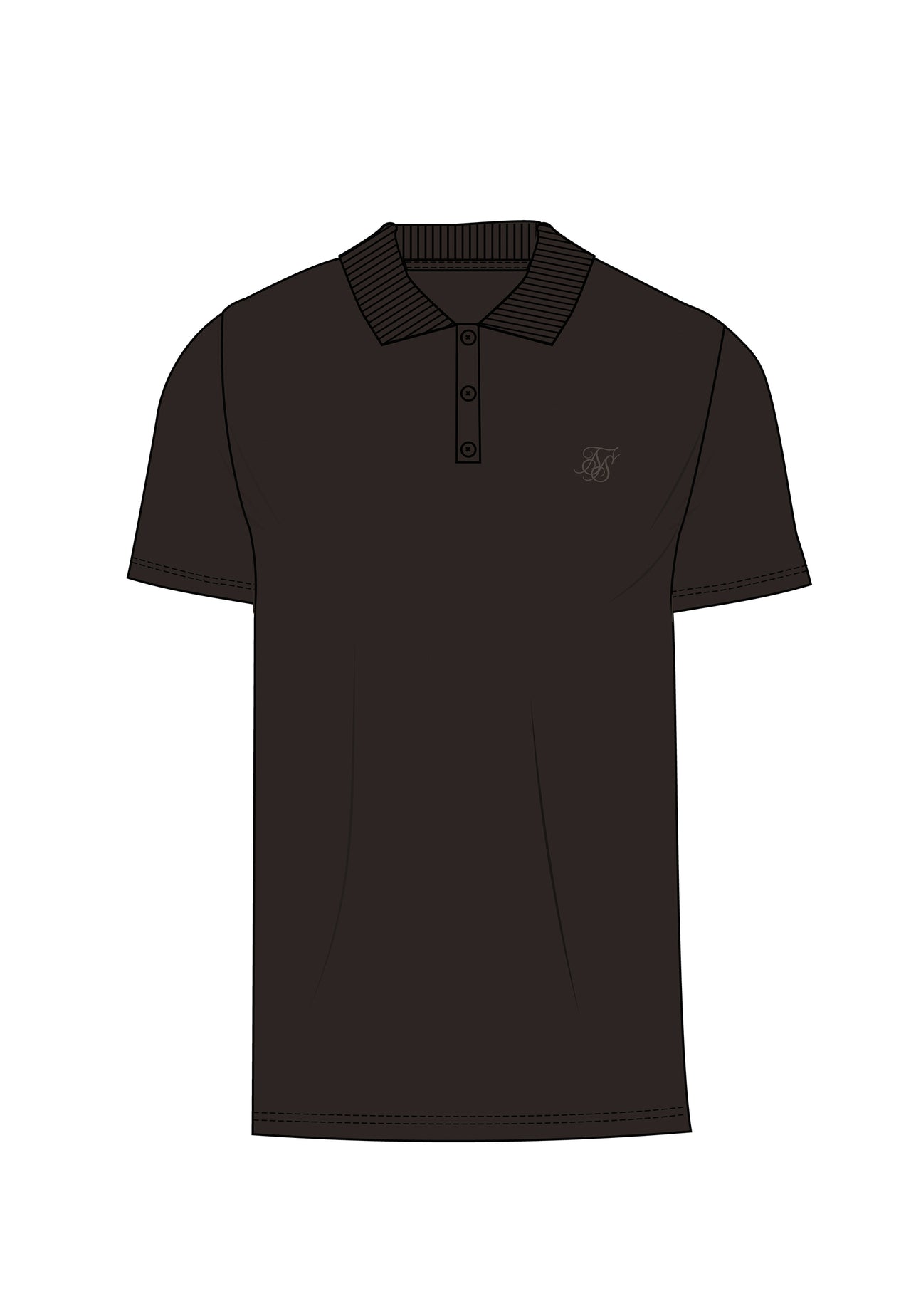 Dark Brown Polo T-Shirt