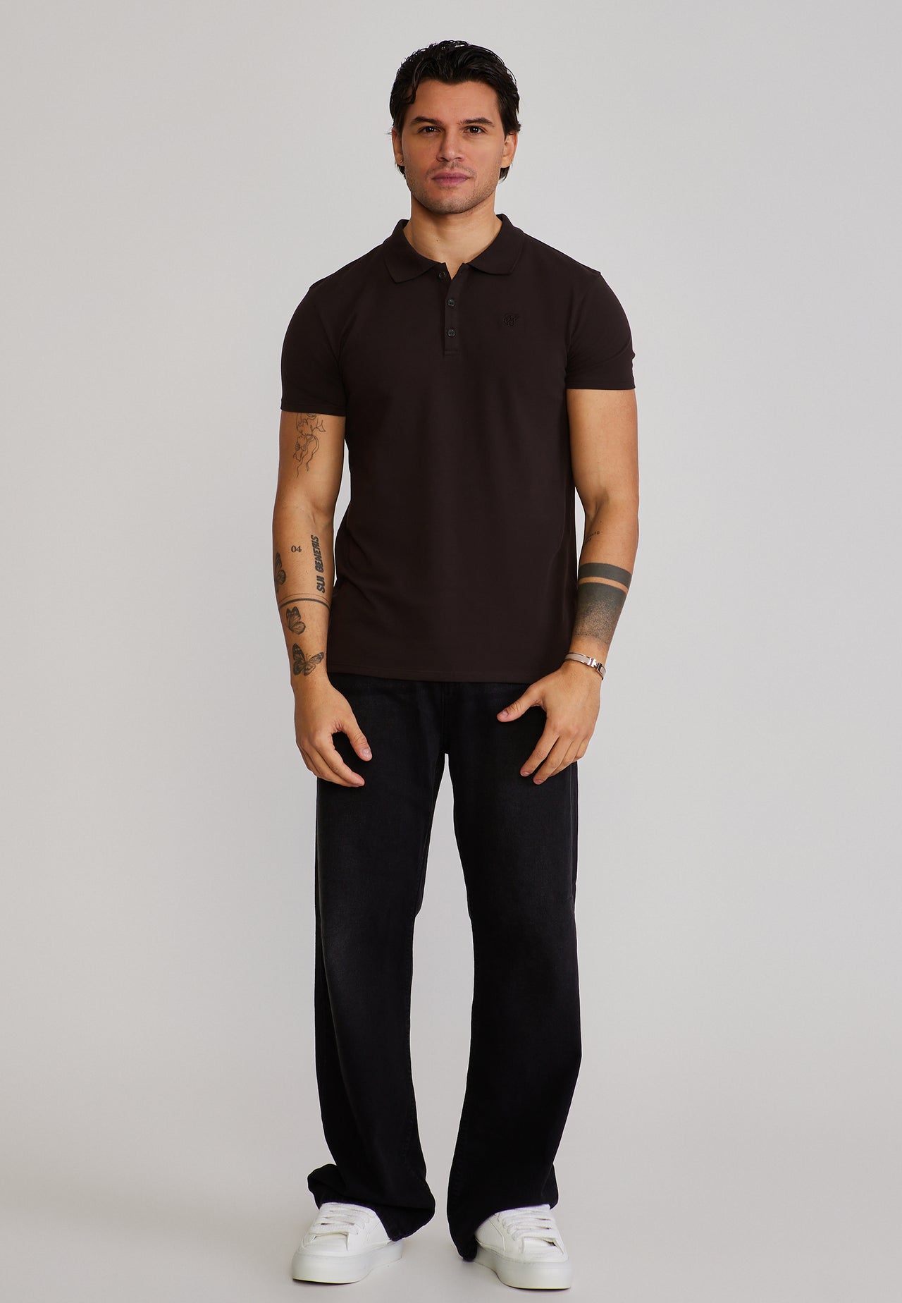 Dark Brown Polo T-Shirt (2)